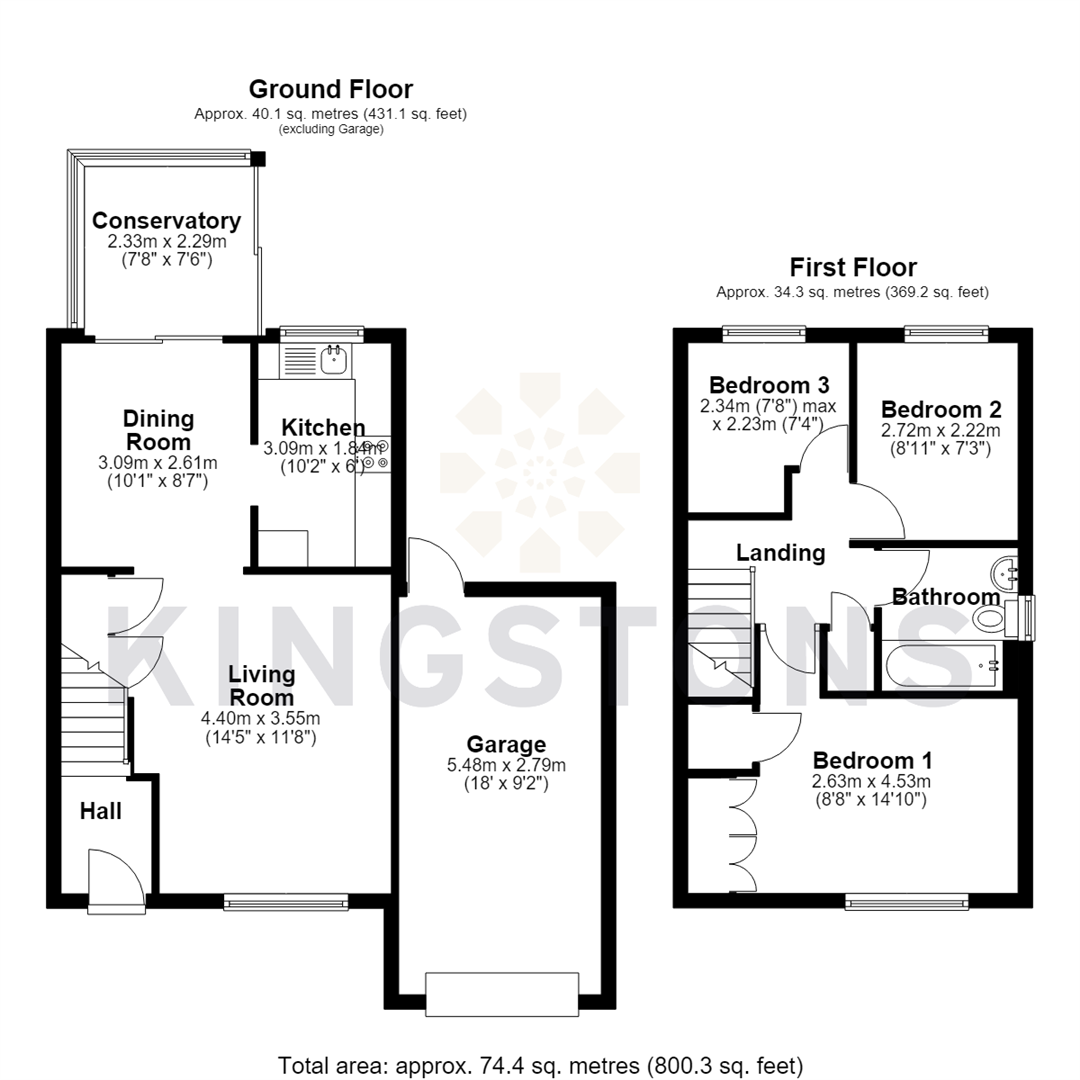 83, Primrose Drive, Melksham floorplan