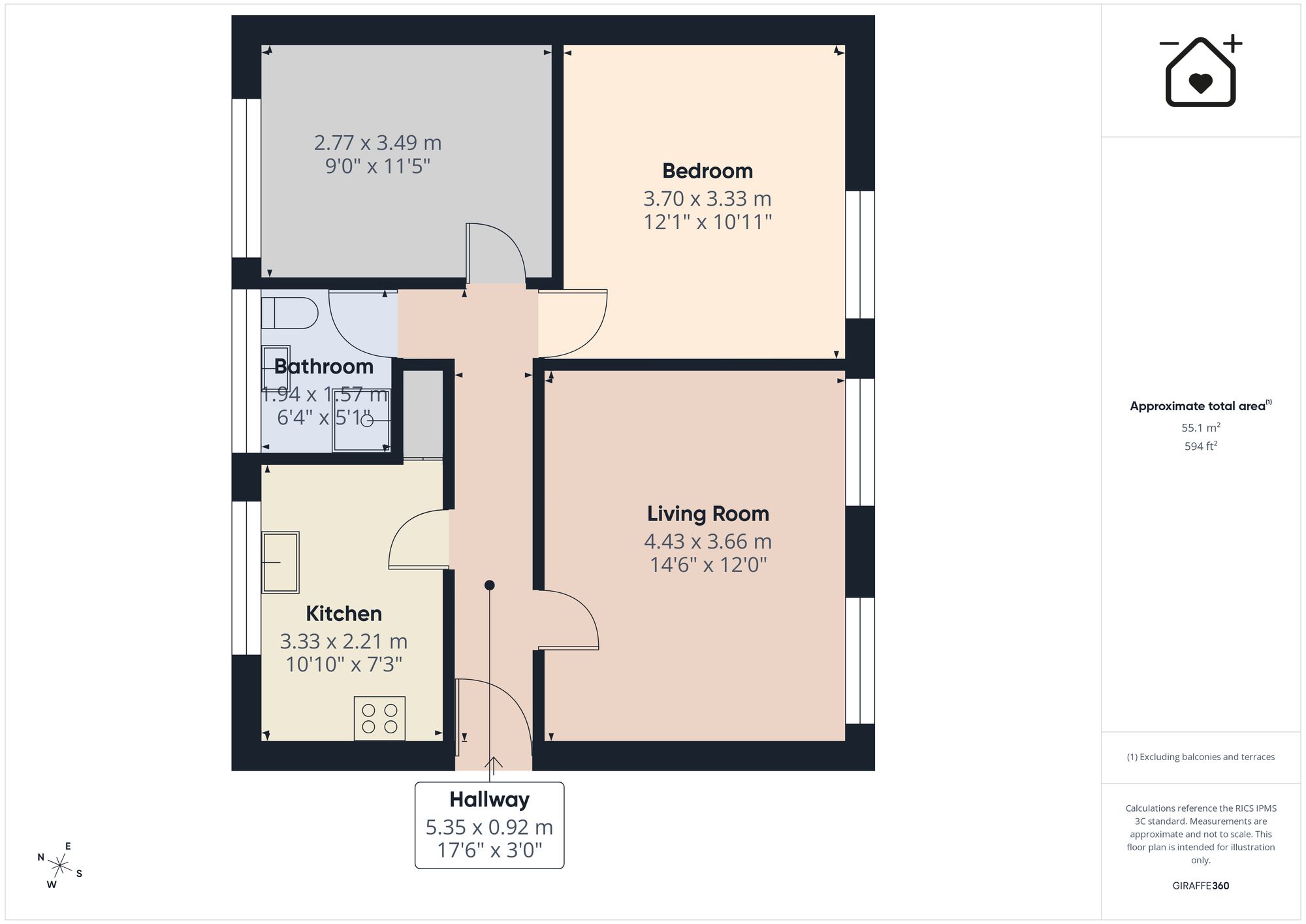 6 Redwood Close, Llantwit Major floorplan