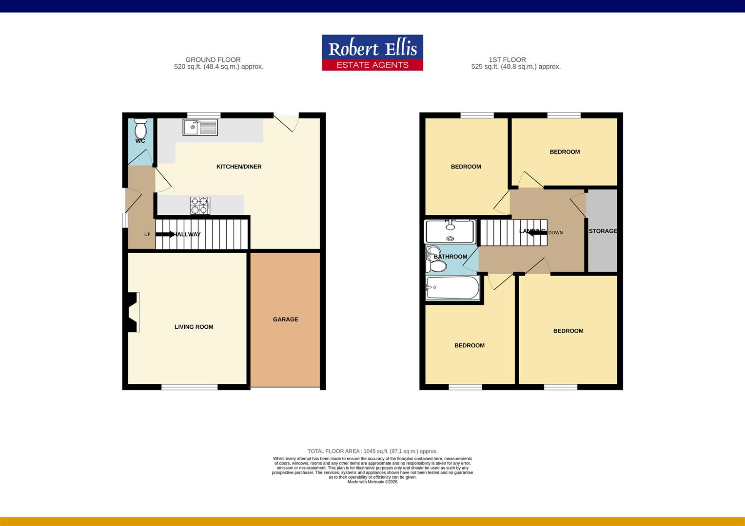 5, Derwent Street, Derbyshire floorplan