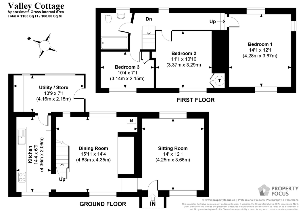 Valley Cottage,, Princes Hill, Salisbury floorplan