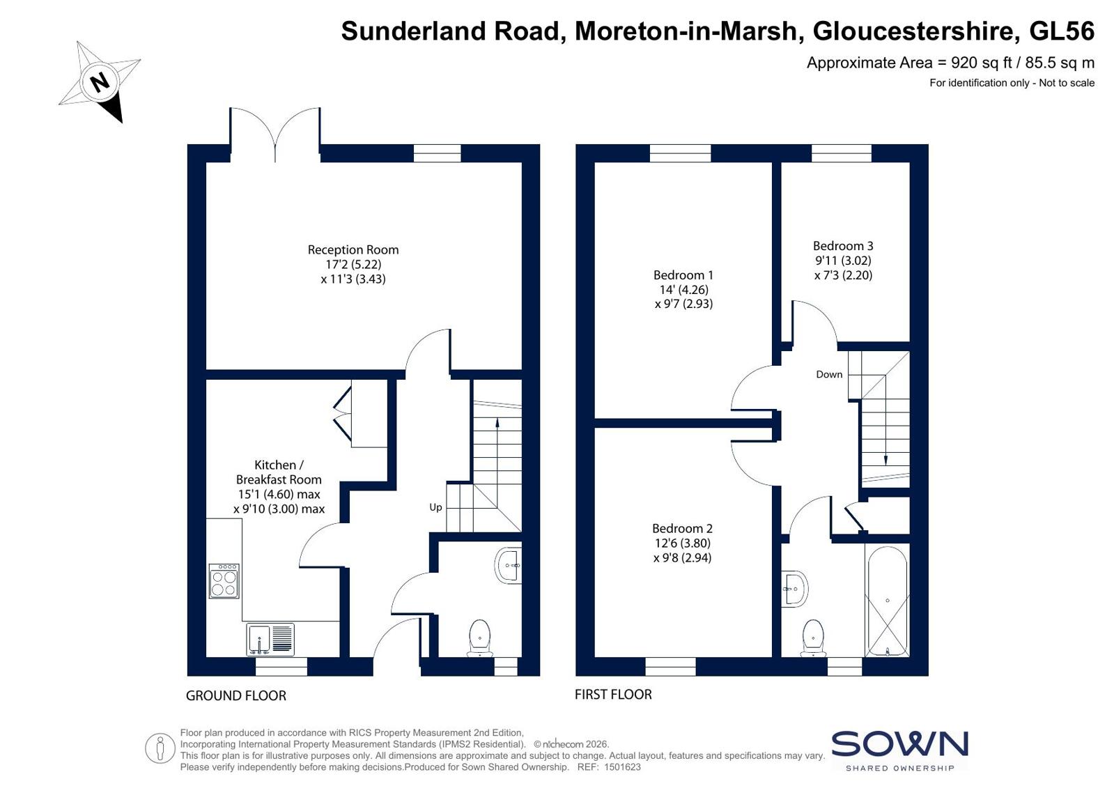 SNG SO, 19, Sunderland Road, Gloucestershire floorplan