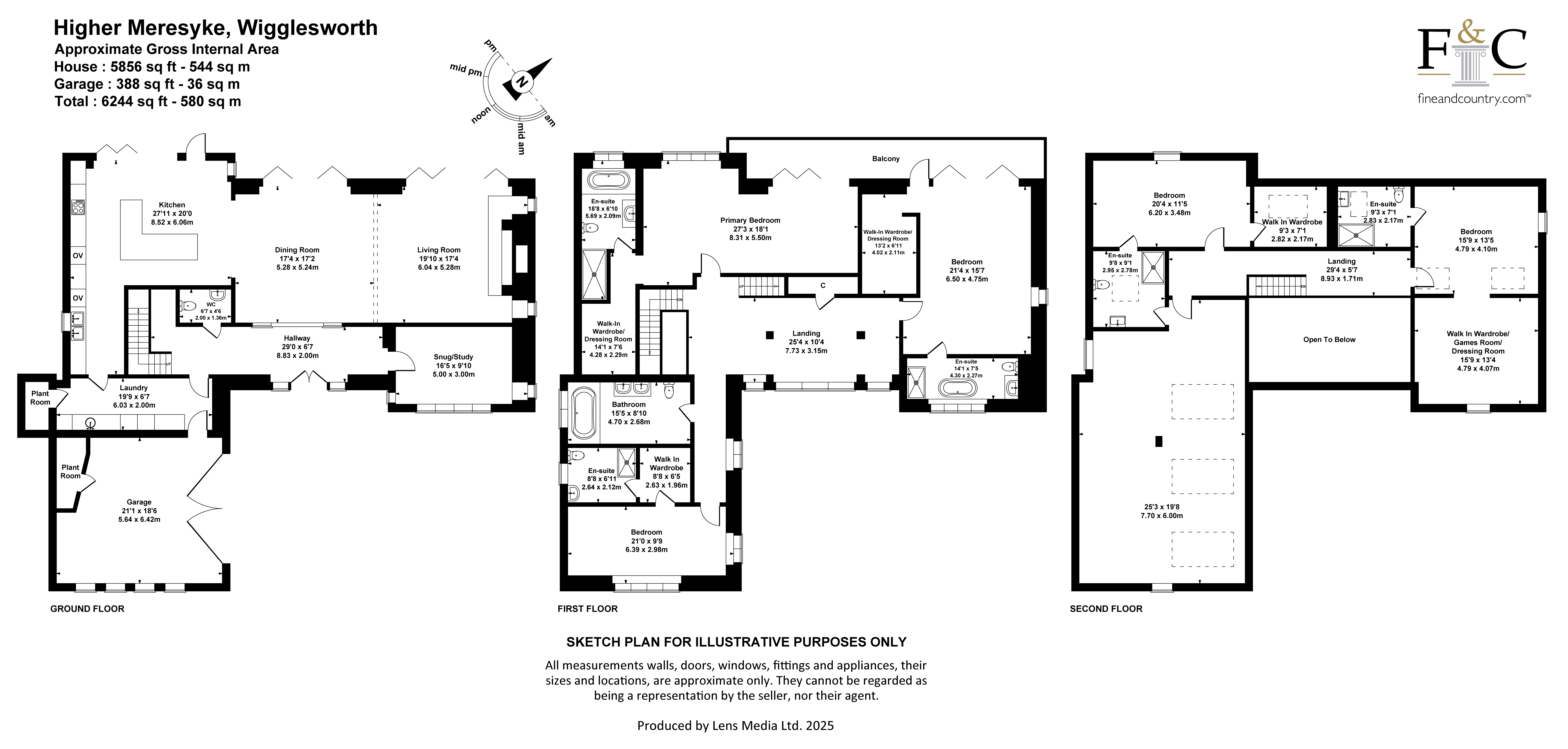Higher Meresyke,, Wigglesworth, Skipton floorplan
