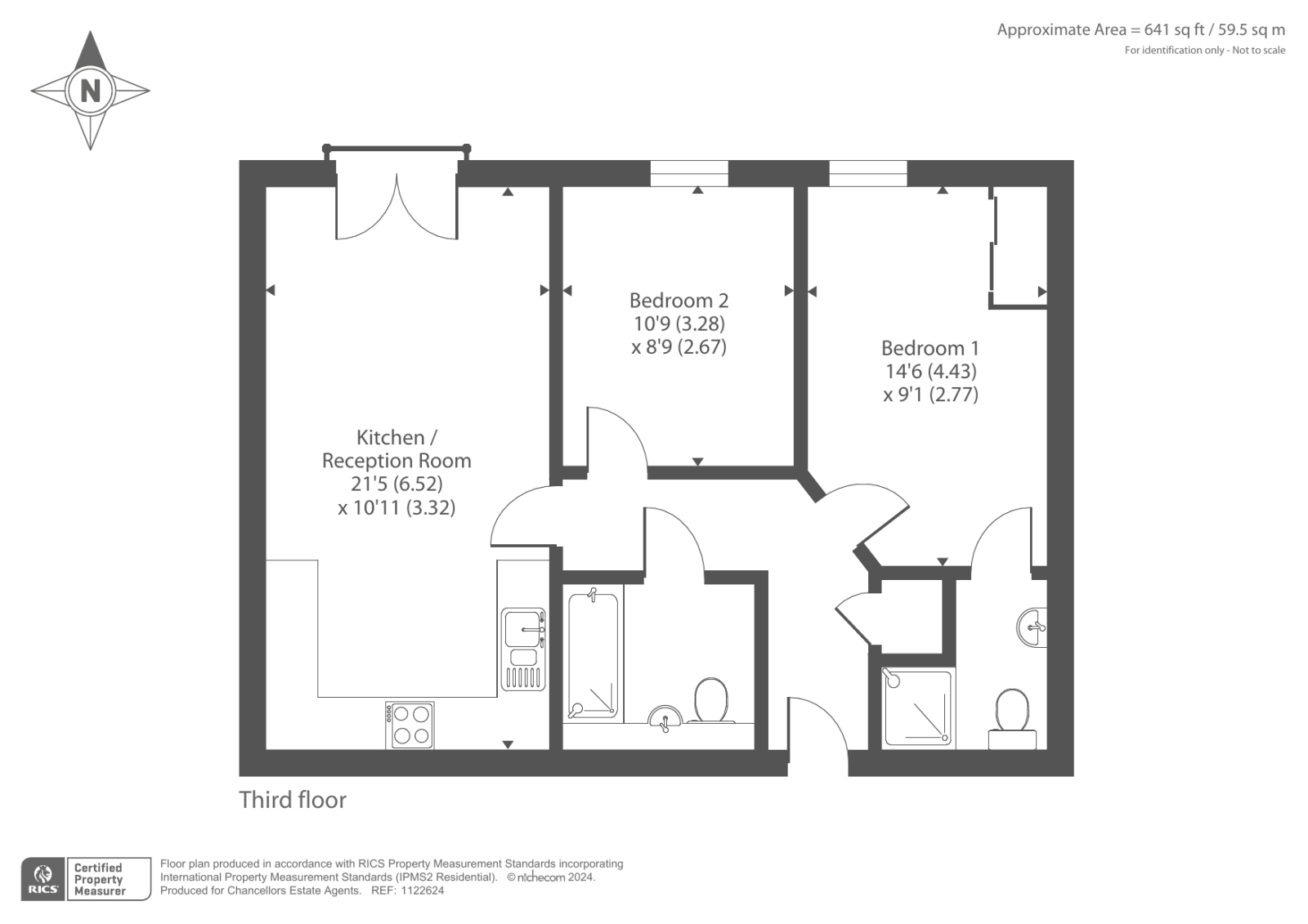 Flat 42 Hillview Place,, West Street, Newbury floorplan