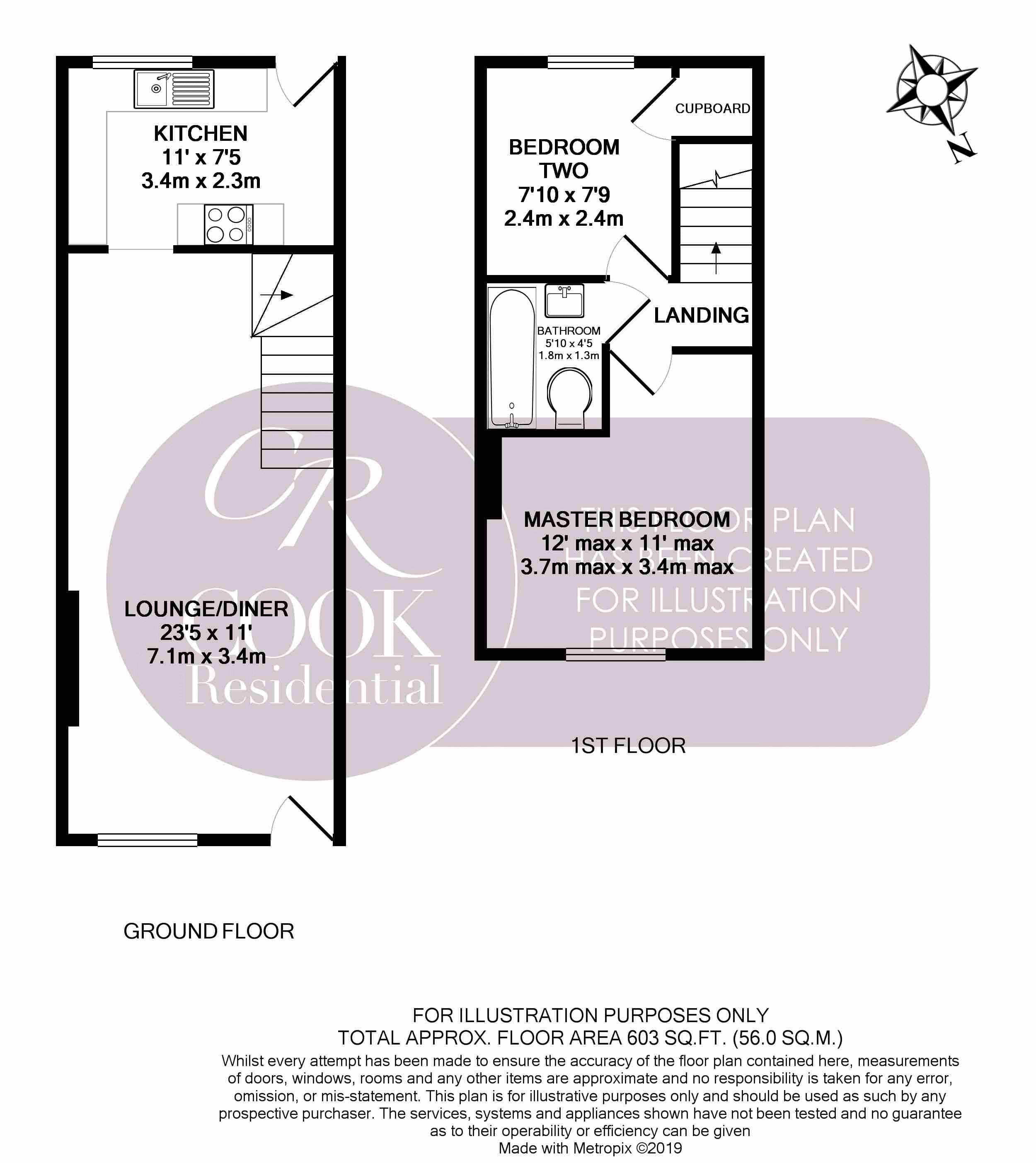 2 Bedrooms Terraced house for sale in Millbrook Street, Cheltenham GL50