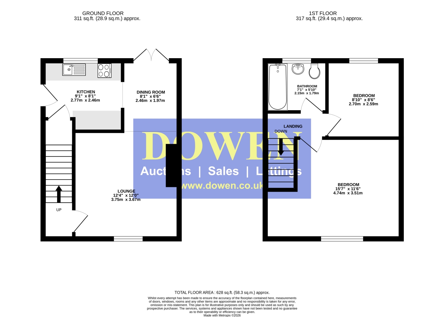 2, Fair View, Durham floorplan