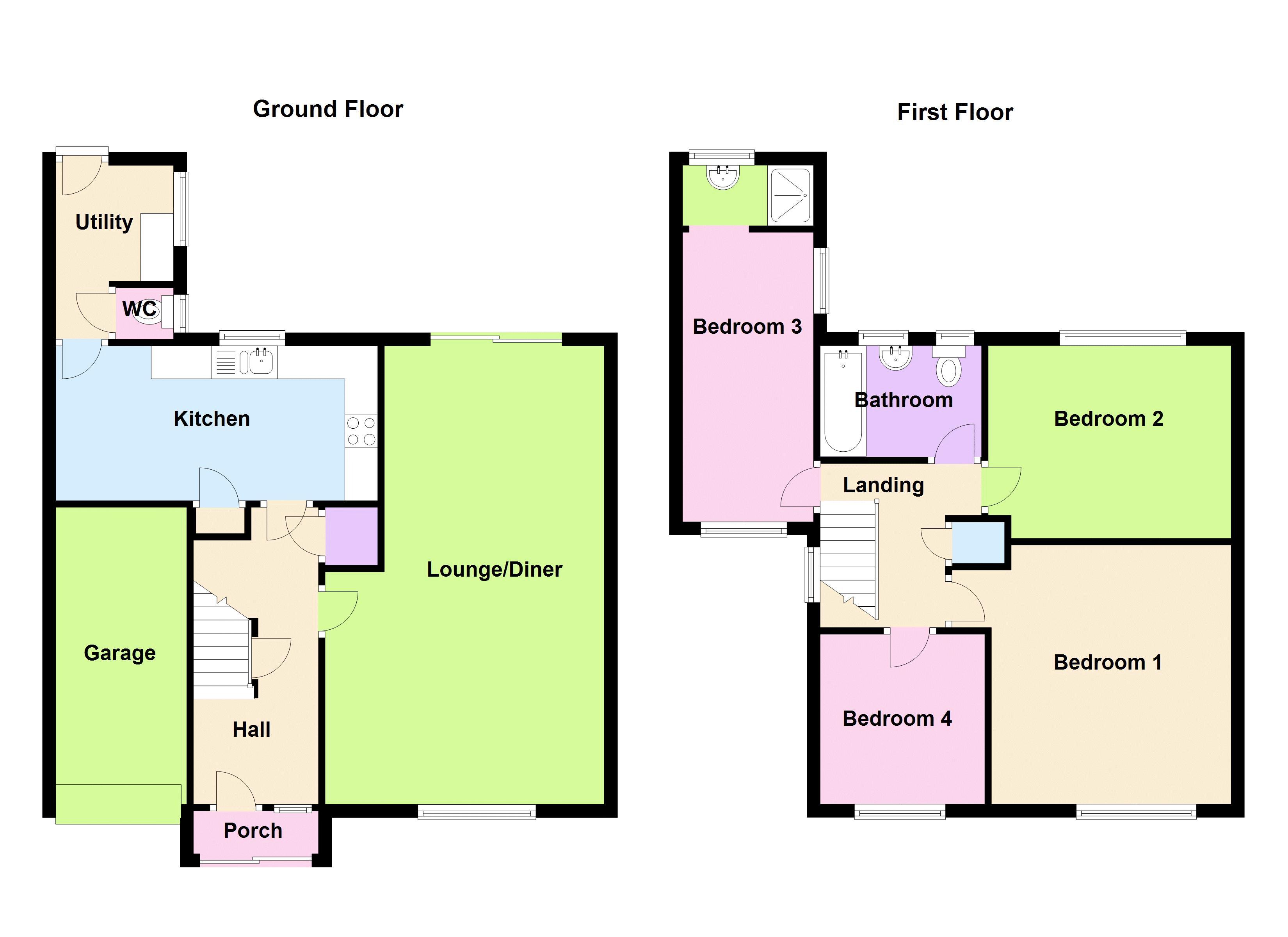 4 Bedrooms Detached house to rent in Paxcroft Way, Trowbridge BA14