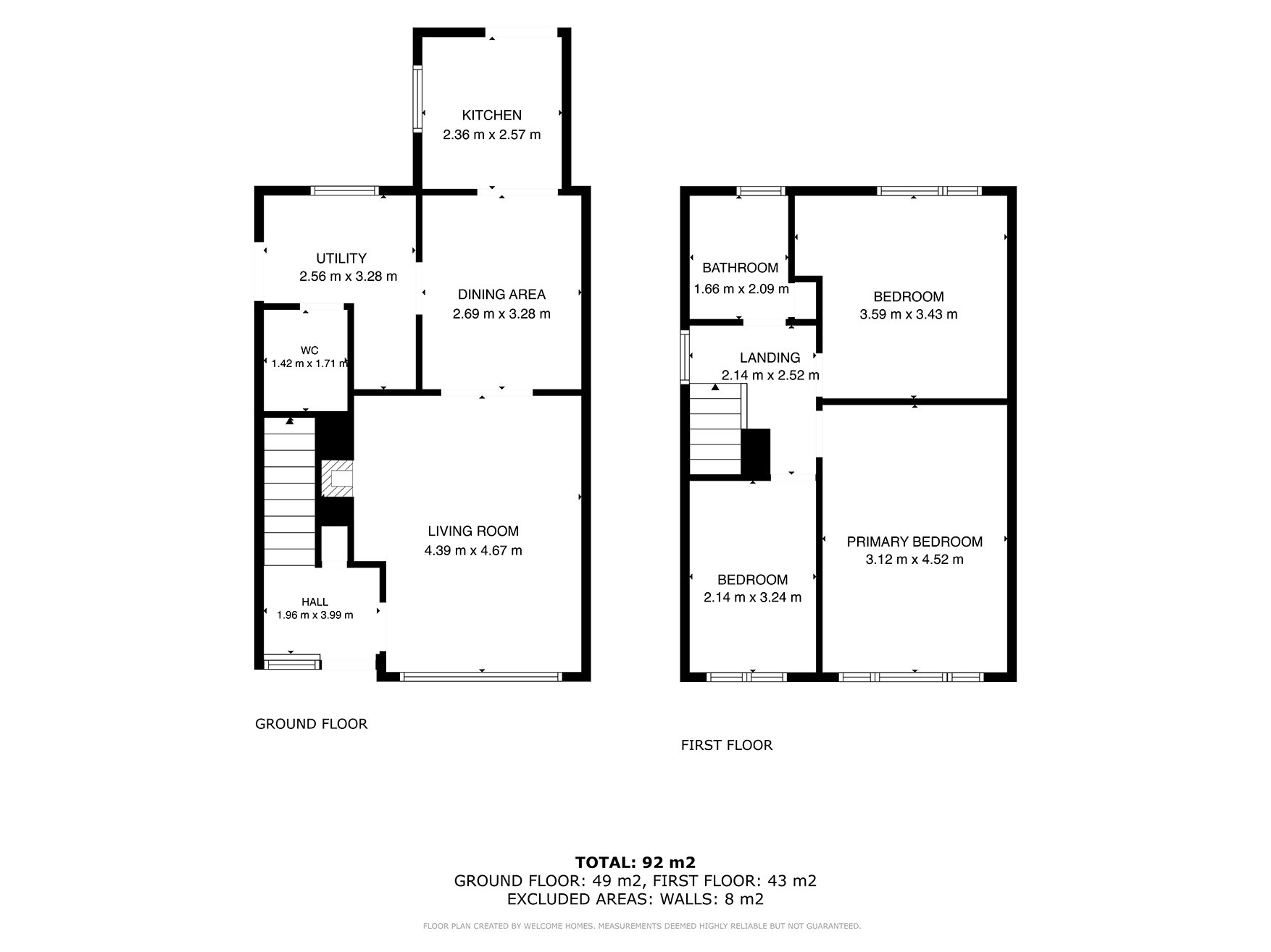 Kirkstall close, Cusworth Doncaster floorplan