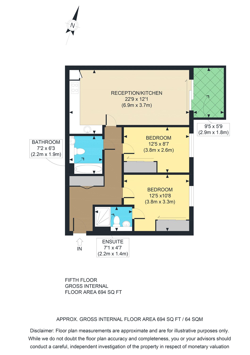 2 Bedrooms Flat to rent in Truman Walk, Bow, London E3