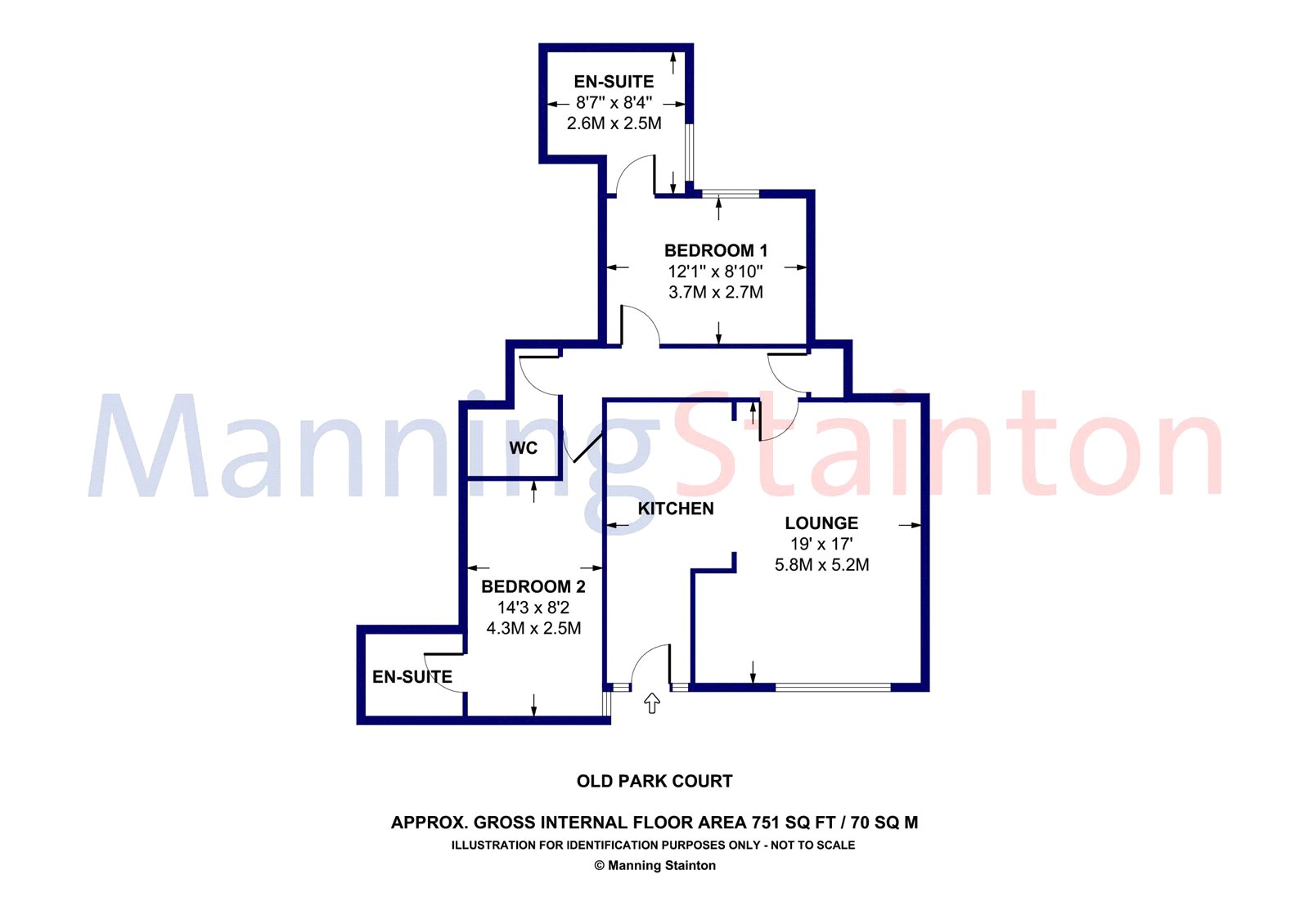 2 Bedrooms Flat to rent in Flat 9, Old Park Court, 85 Old Park Road, Leeds, West Yorkshire LS8