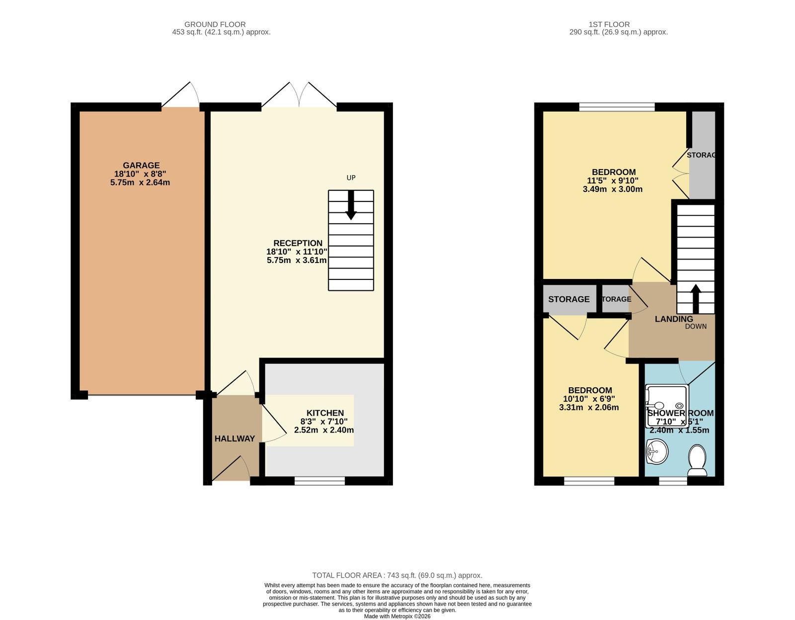 41, Park Street, Newport floorplan