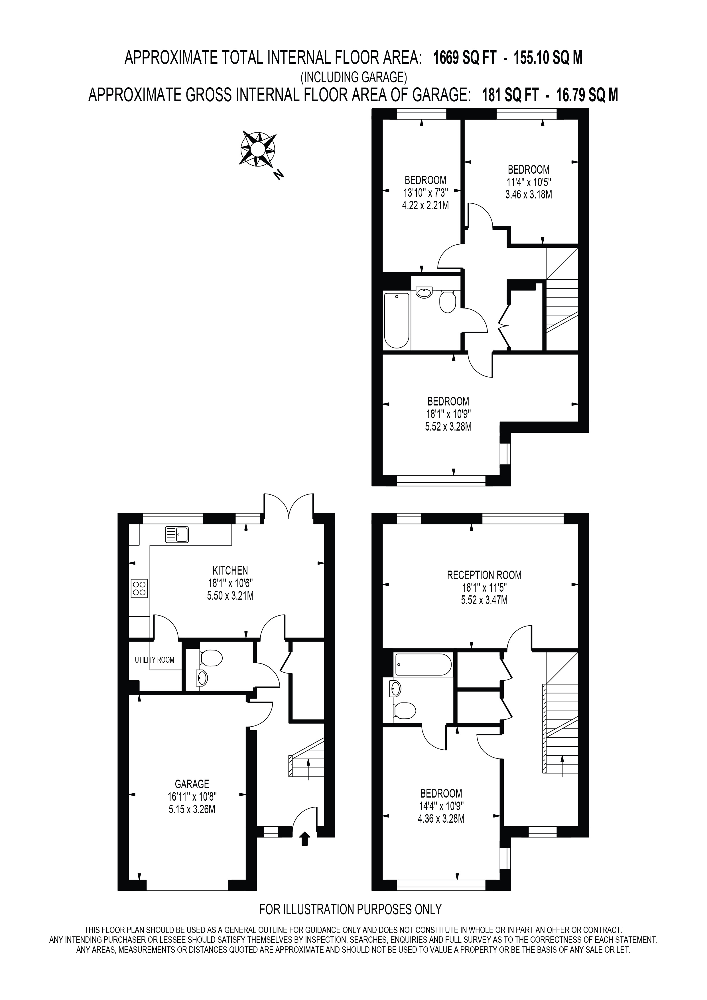 39, Reynard Way, Brentford floorplan