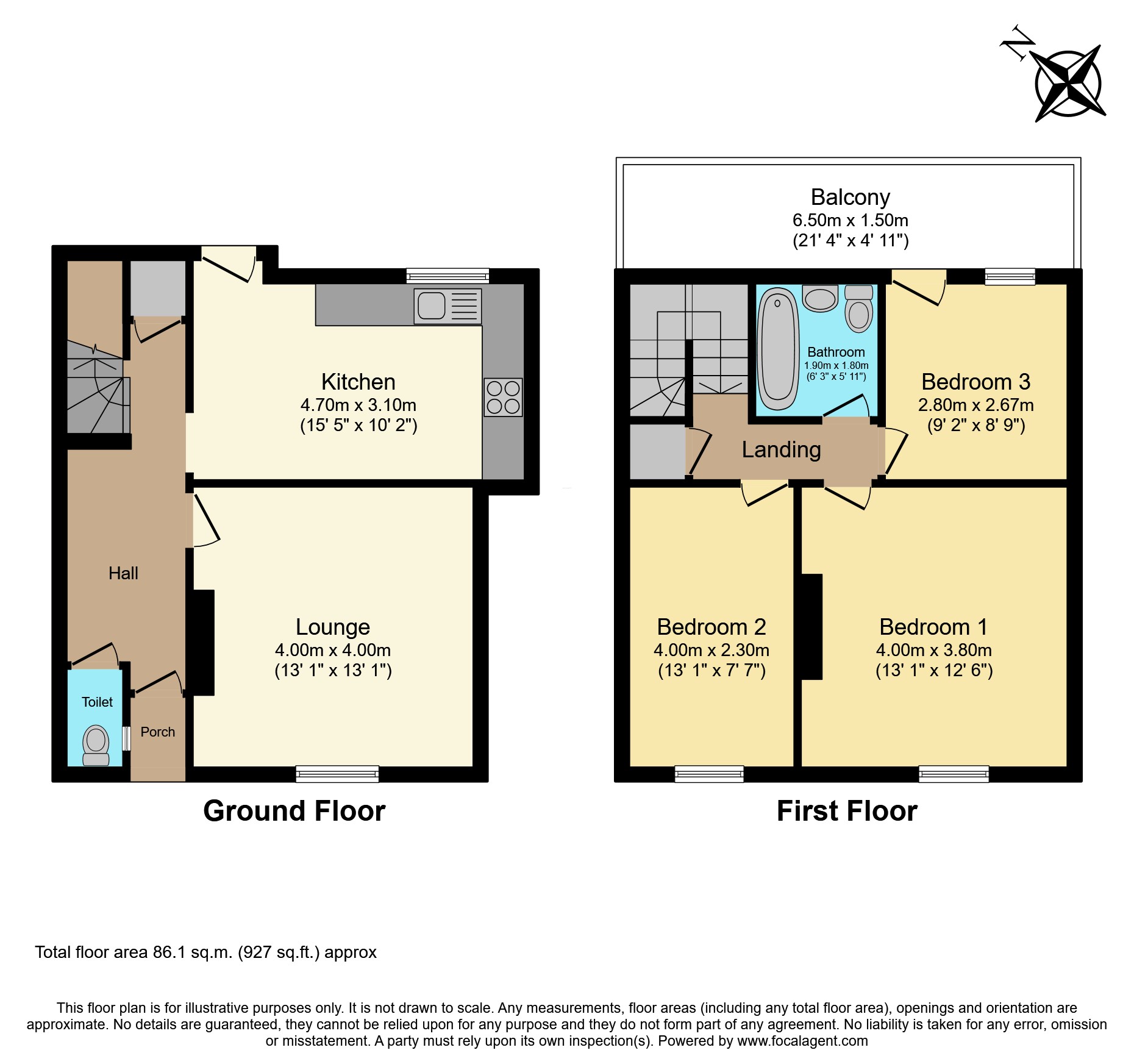 229, Biddestone Road, London floorplan