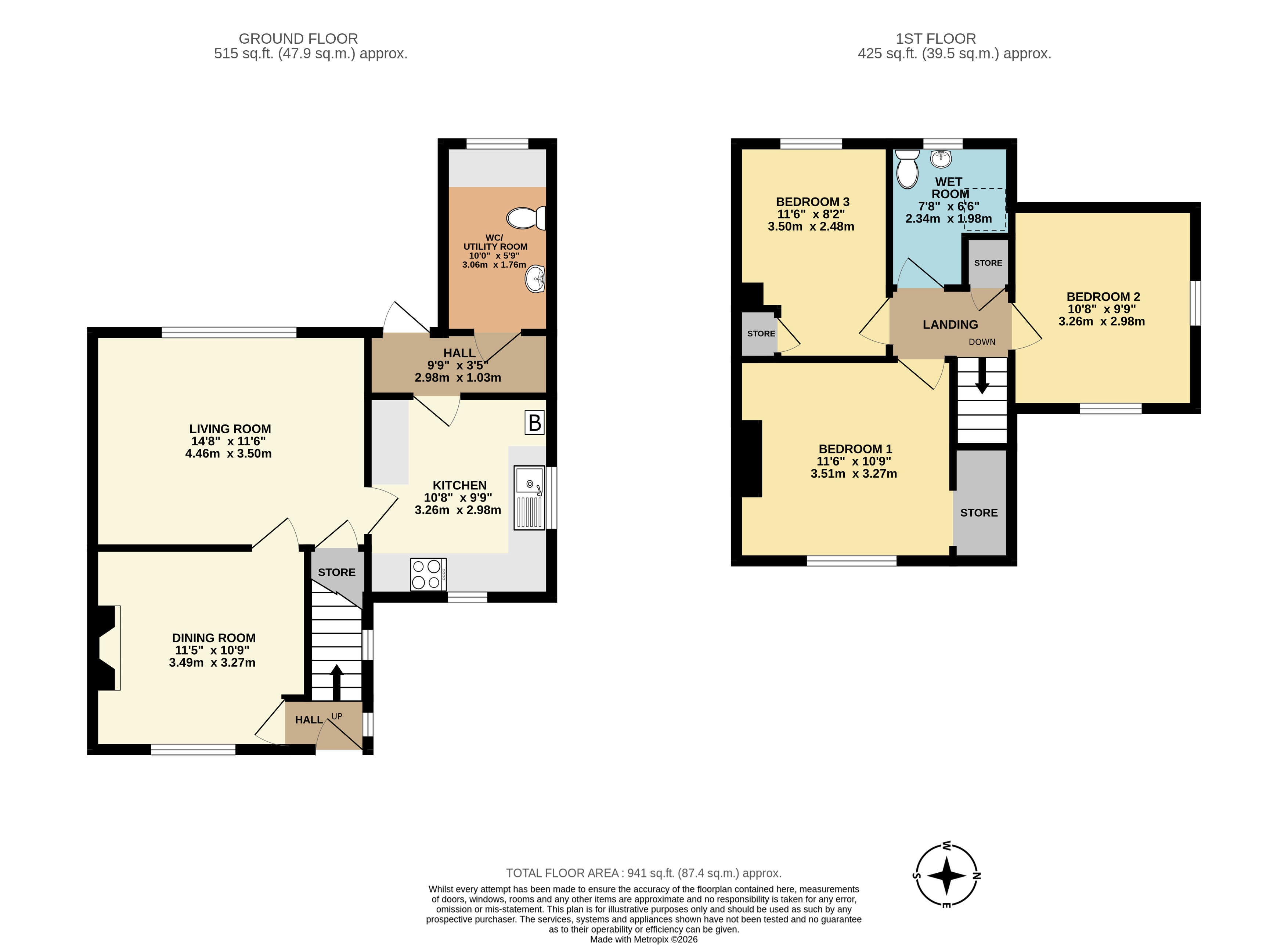 24, Town End Crescent, Buckinghamshire floorplan