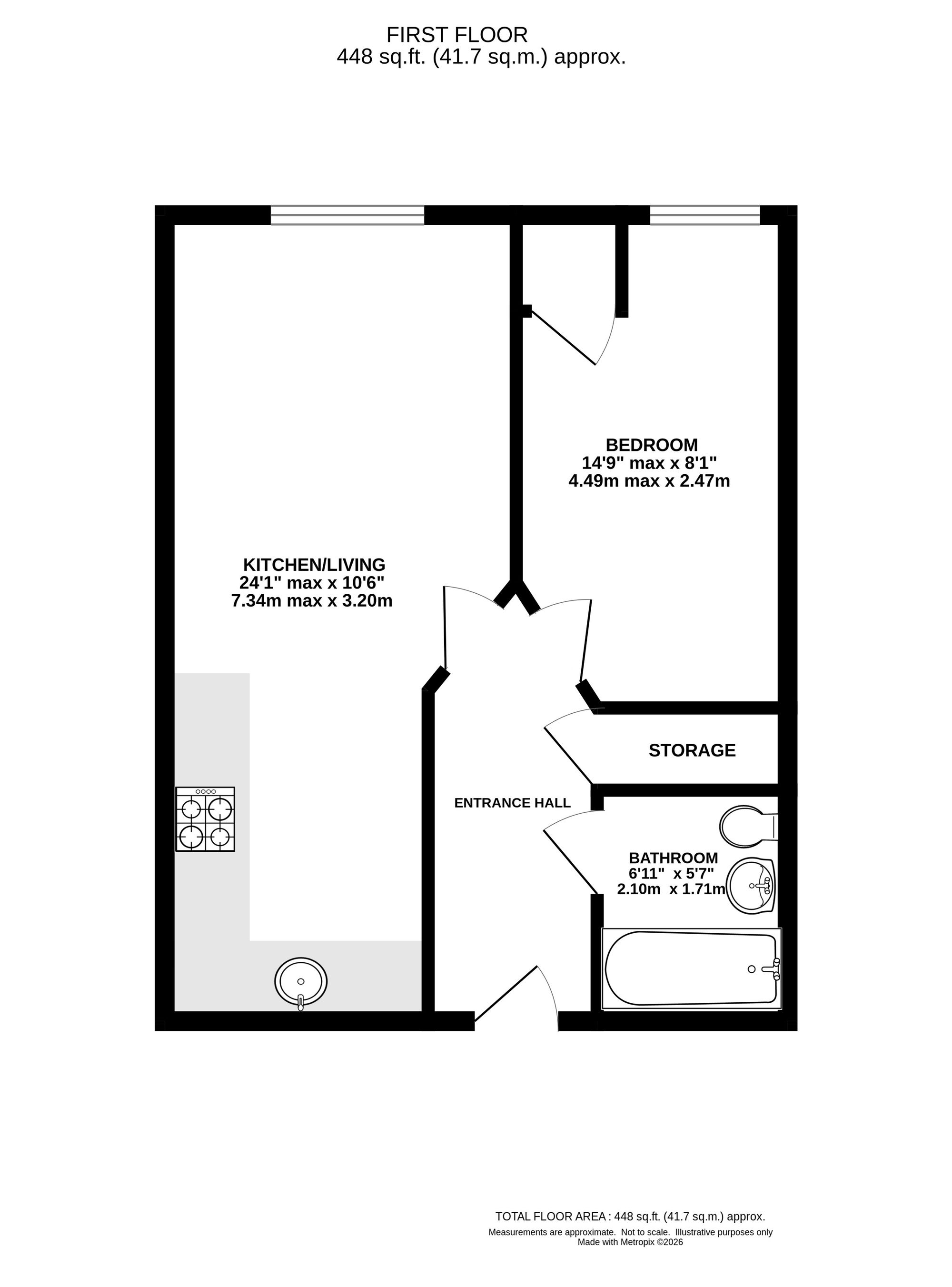 Apt 17, Beaumont Court, Warrington floorplan