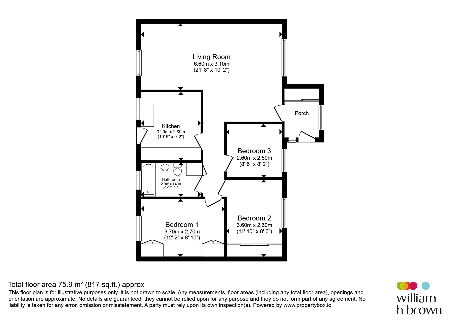2, School Road, Great Yarmouth floorplan