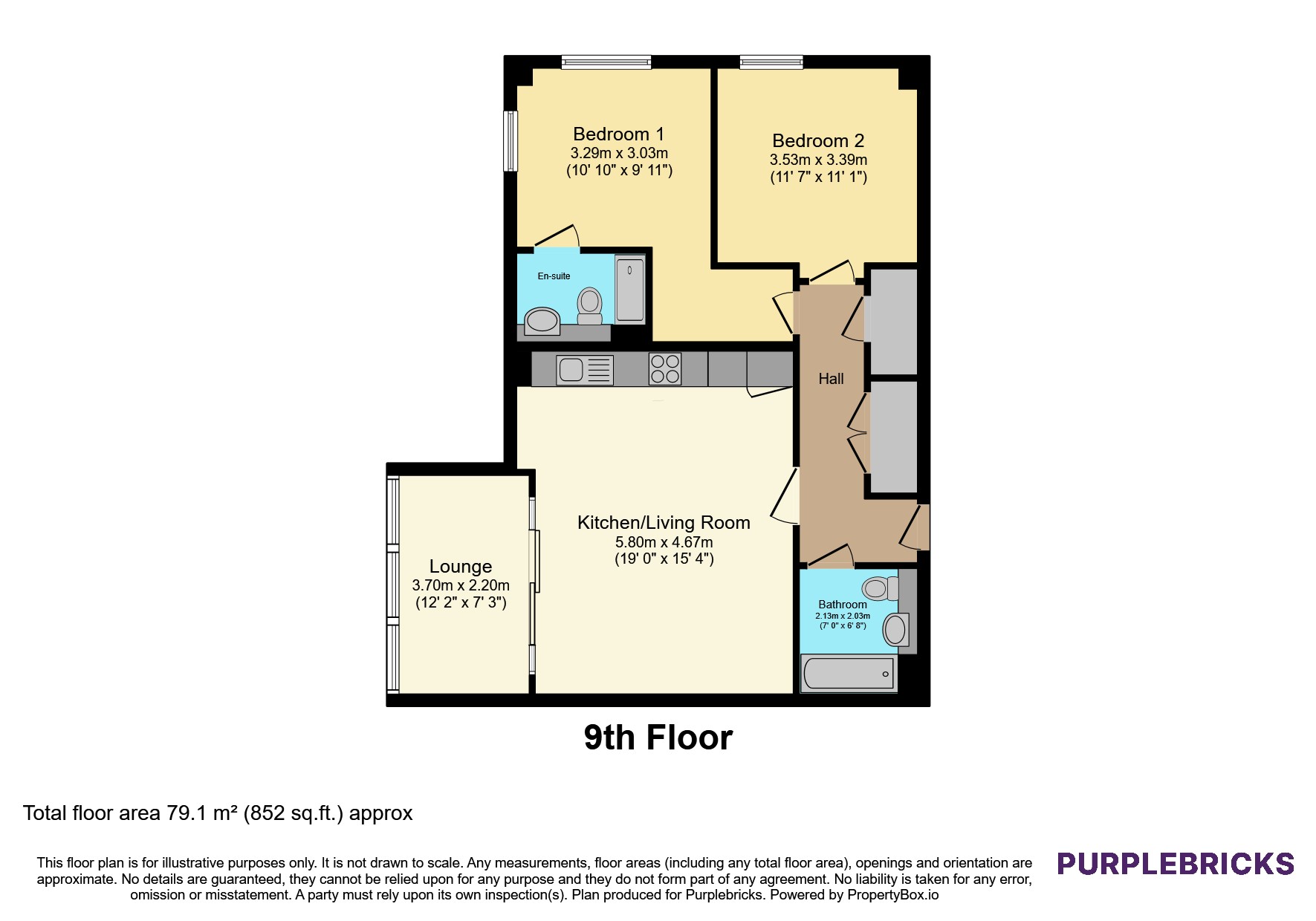 3 Poplar Walk, Croydon floorplan