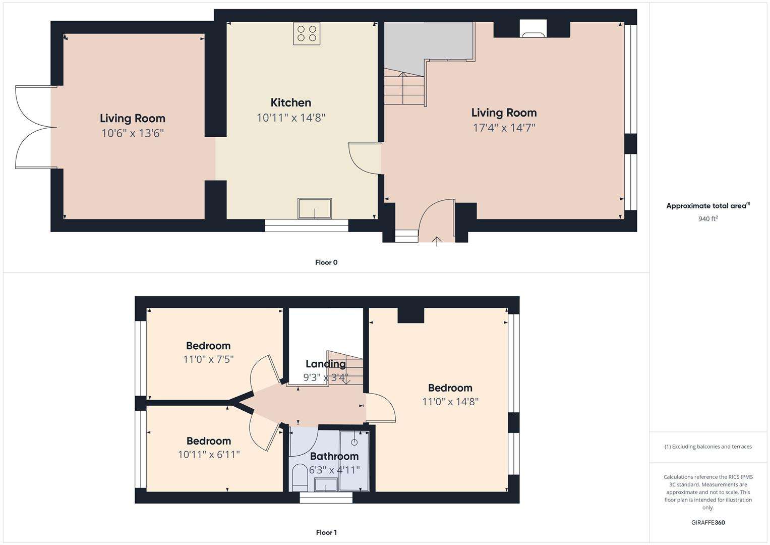 59, Bramley Way, Chelmsford floorplan