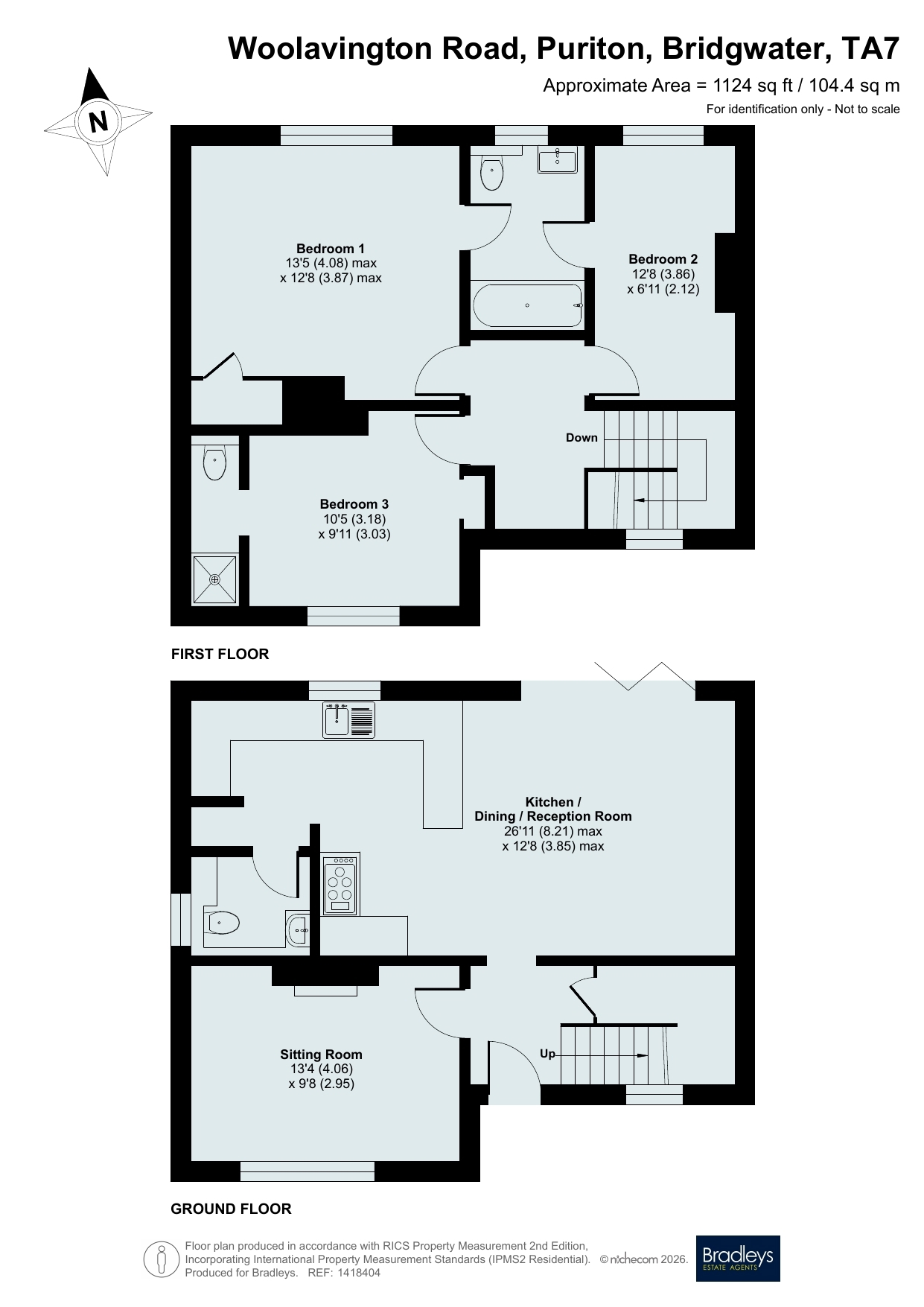 6, Woolavington Road, Bridgwater floorplan