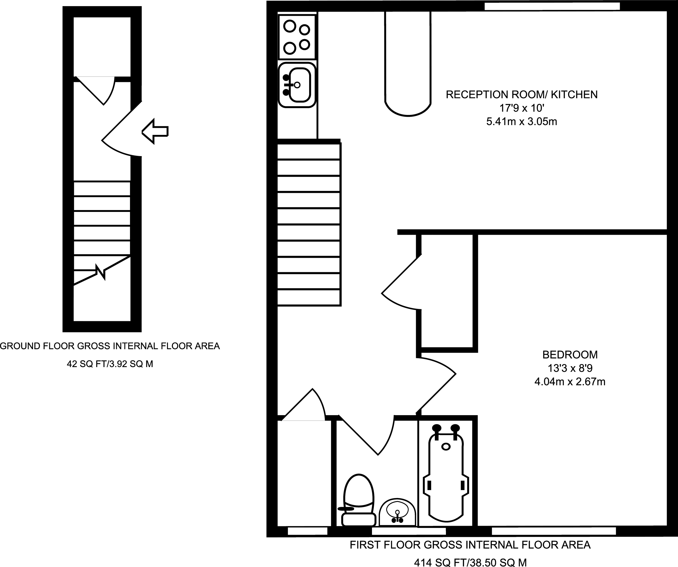 1 Bedrooms Flat to rent in Colliers Close, Goldsworth Park GU21