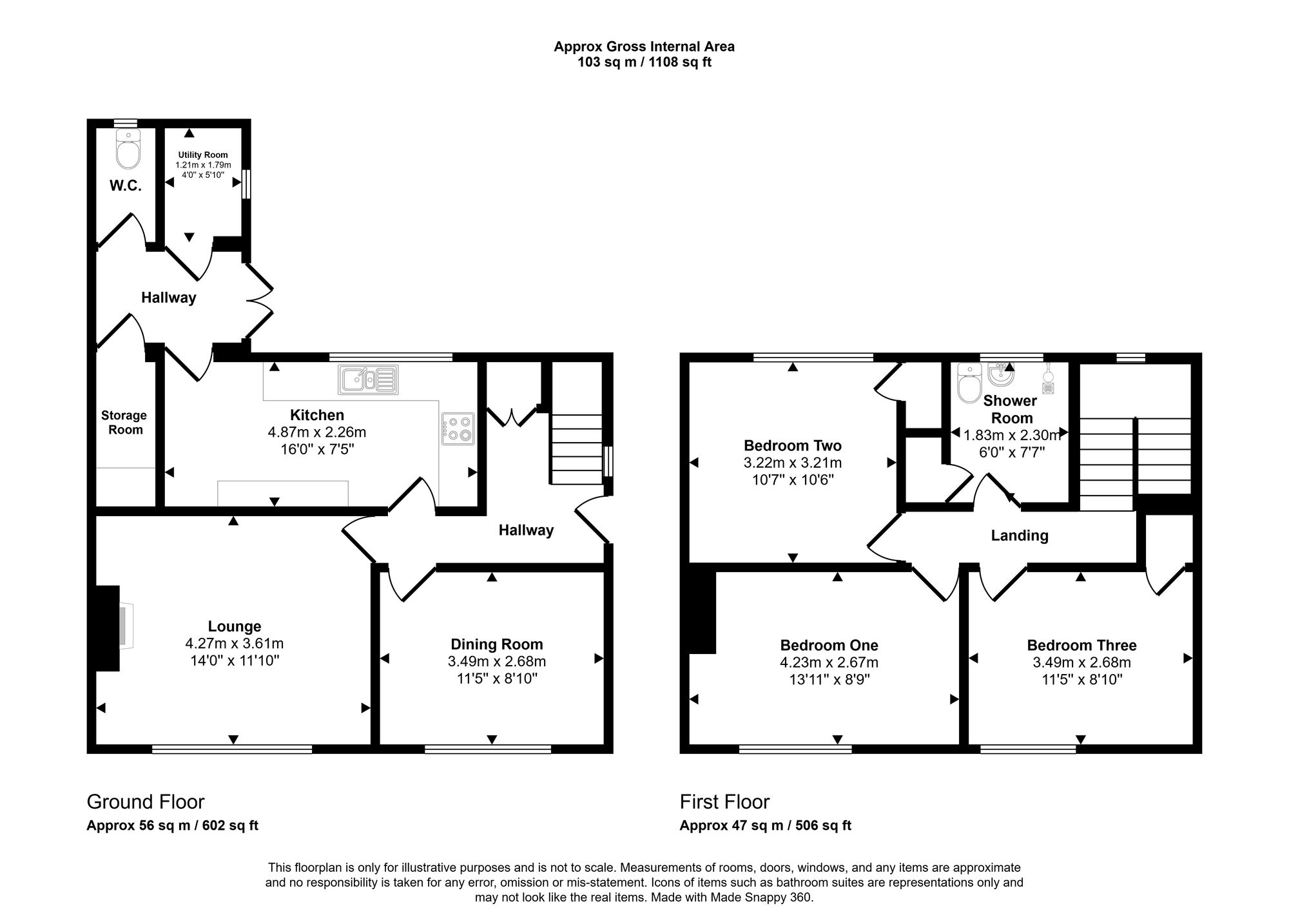 11 Fron Heulog, Bridgend floorplan