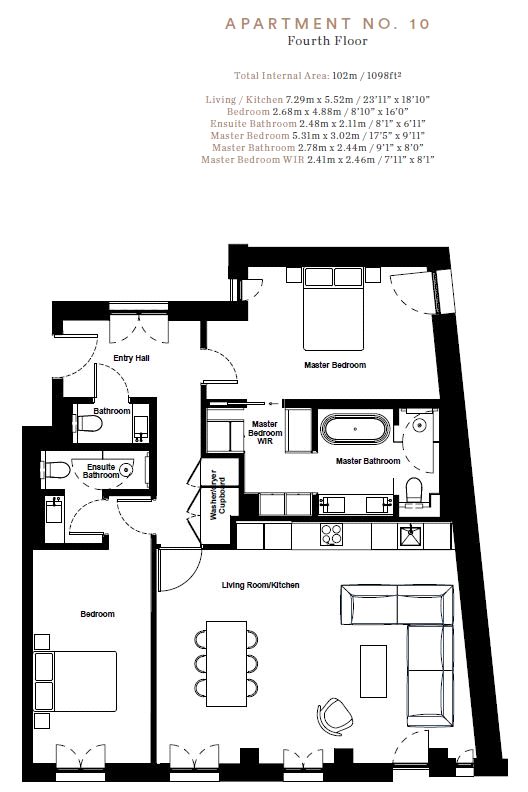 2 Bedrooms Flat to rent in John Adam Street, London WC2N