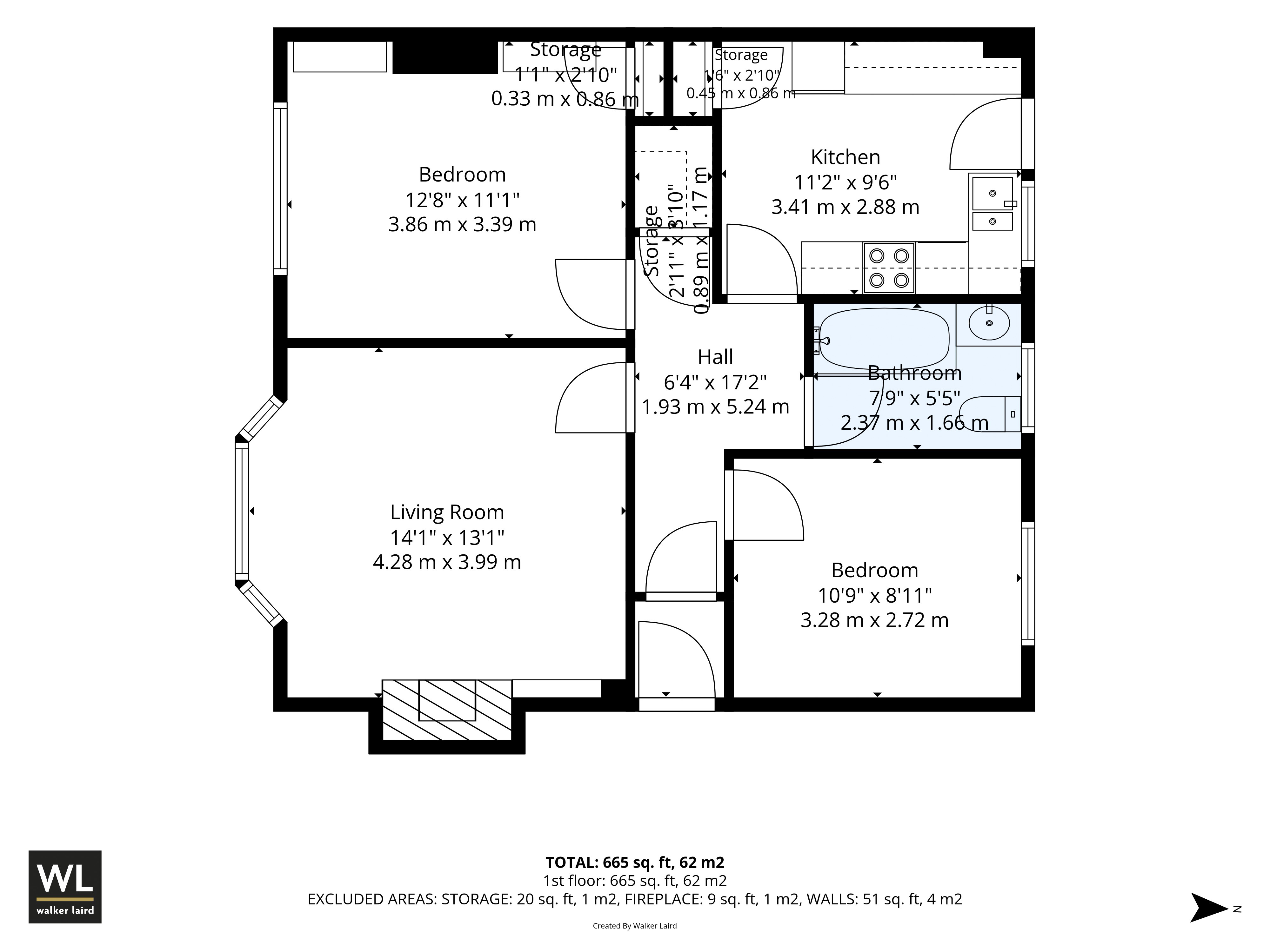 106, Newtyle Road, Paisley floorplan