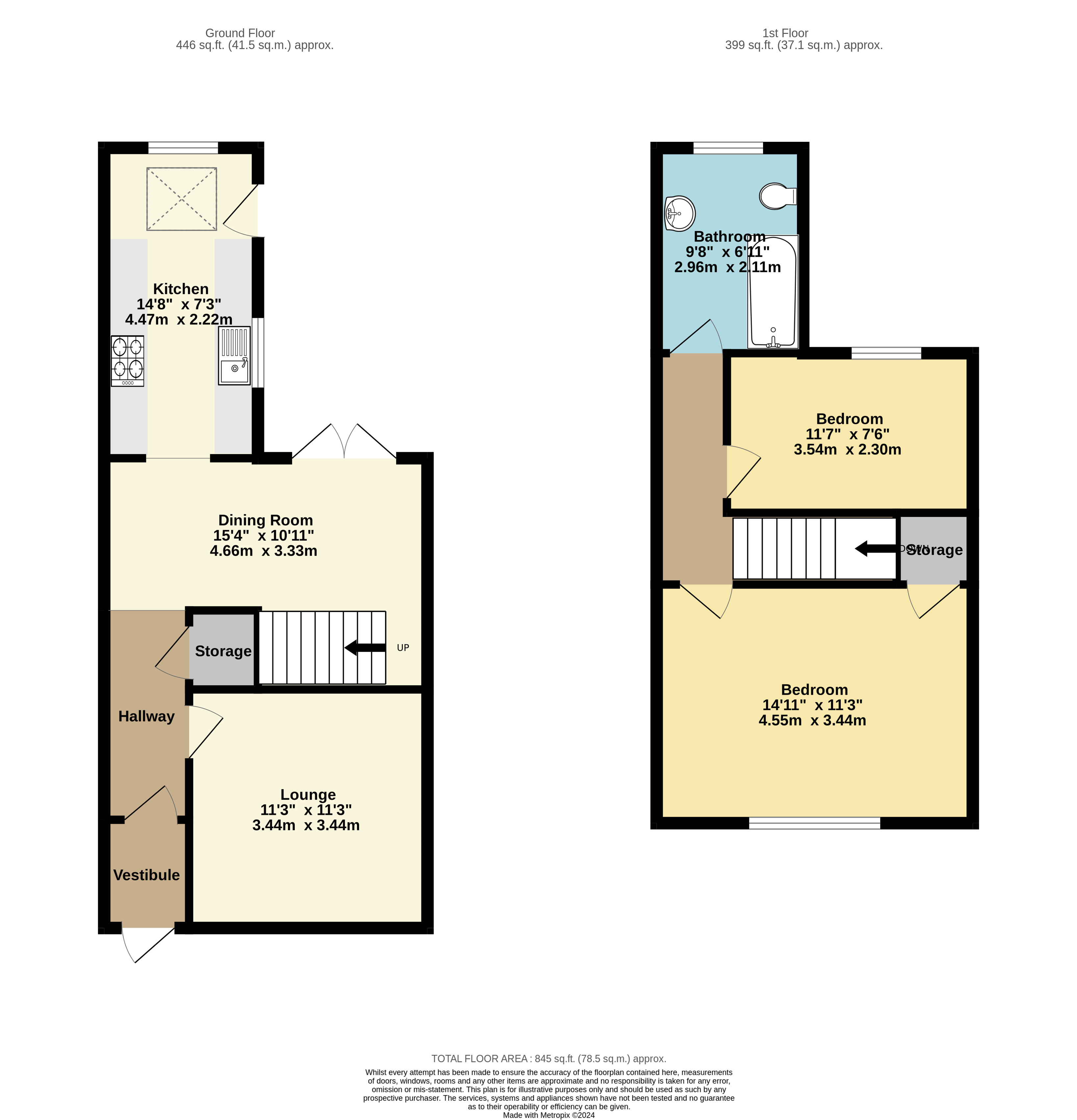 16, Oak Road, Bristol floorplan