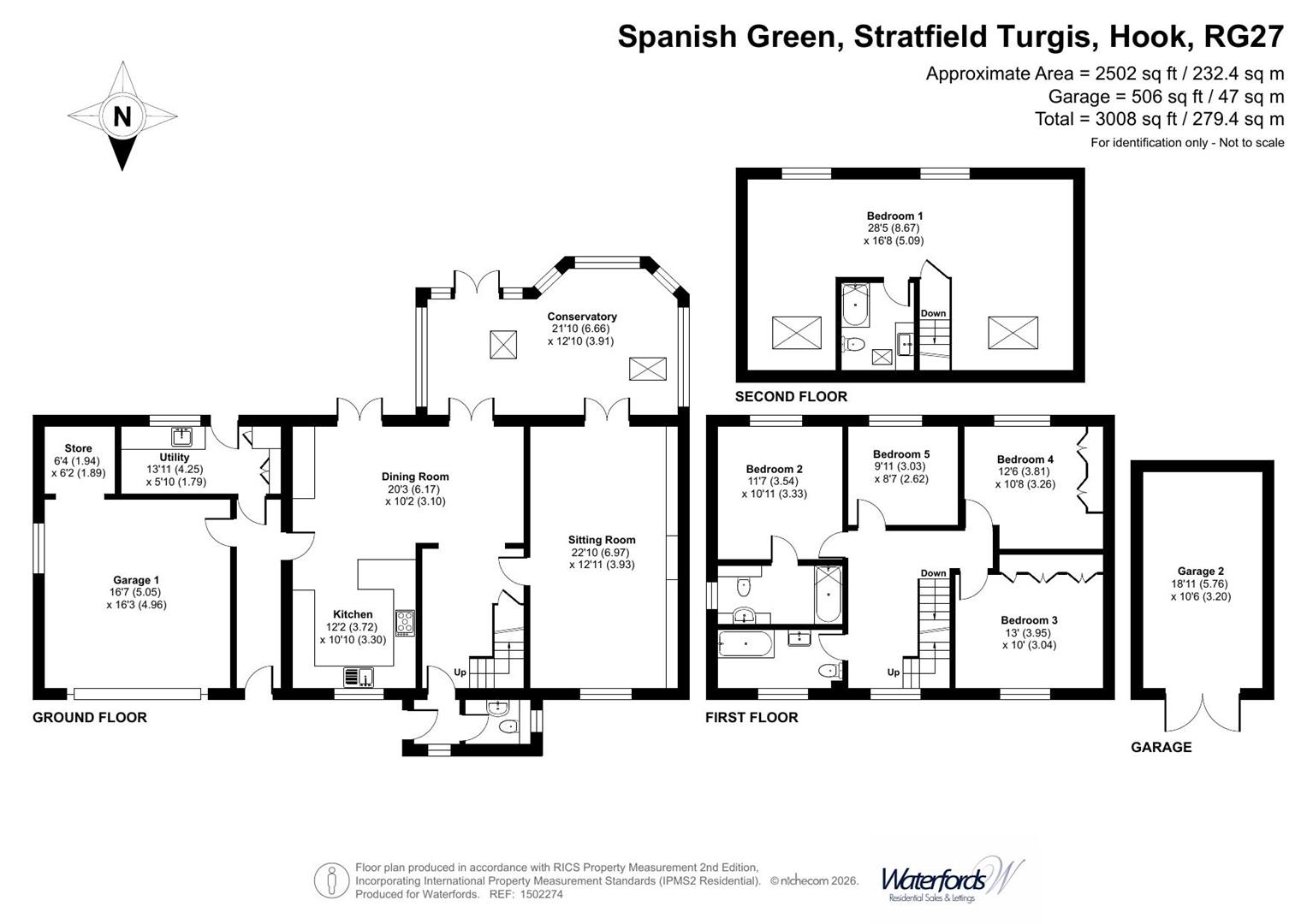 Willowfield House, Spanish Green, Hook floorplan