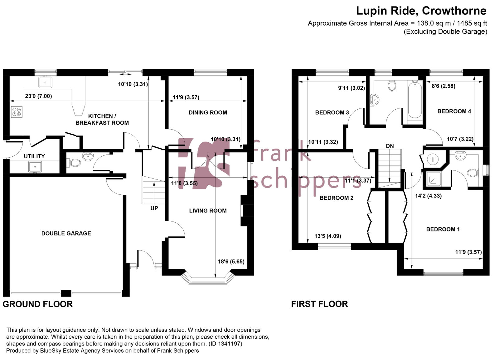 1, Lupin Ride, Crowthorne floorplan