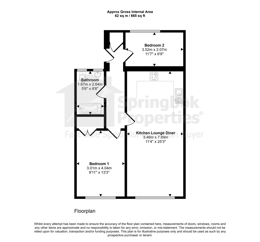 Sherwood Road, Tunbridge Wells floorplan