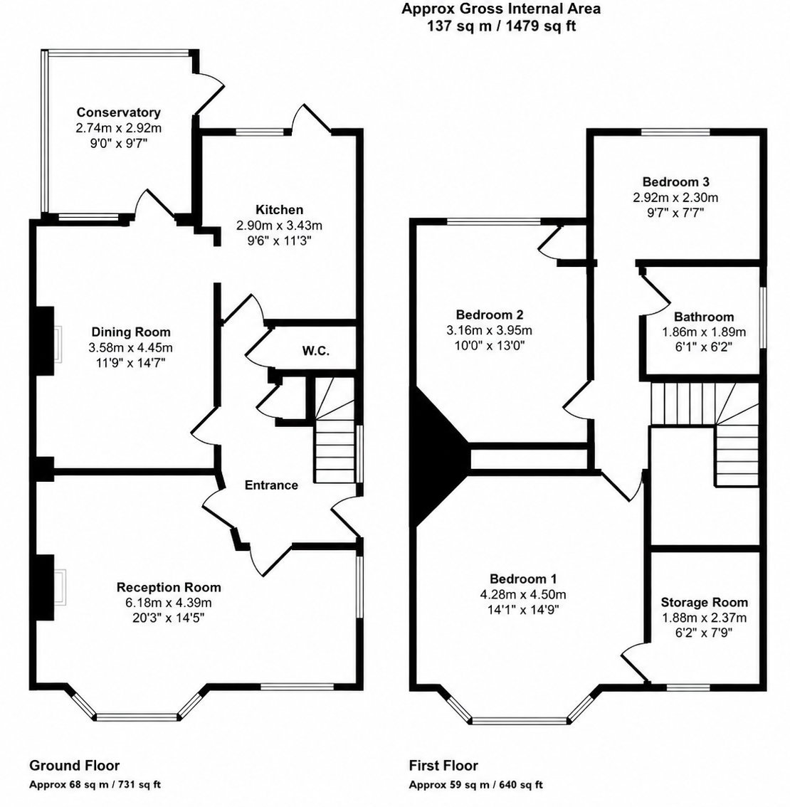 Woodham Road, Catford  floorplan
