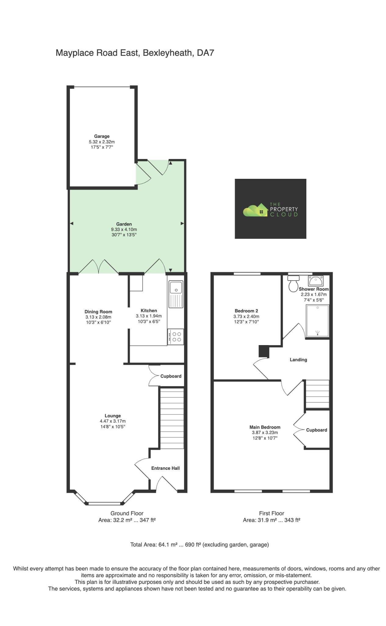 41A Mayplace Road East, Bexleyheath, Kent floorplan