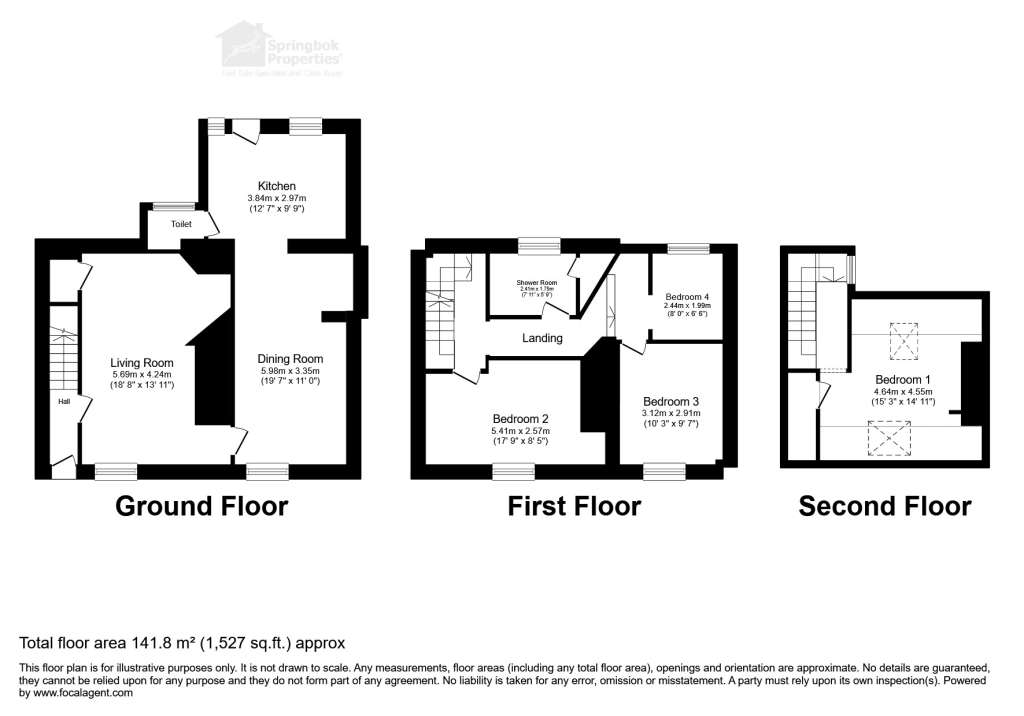 Hawthorn Cottage, 13 Market Street, Builth Wells floorplan