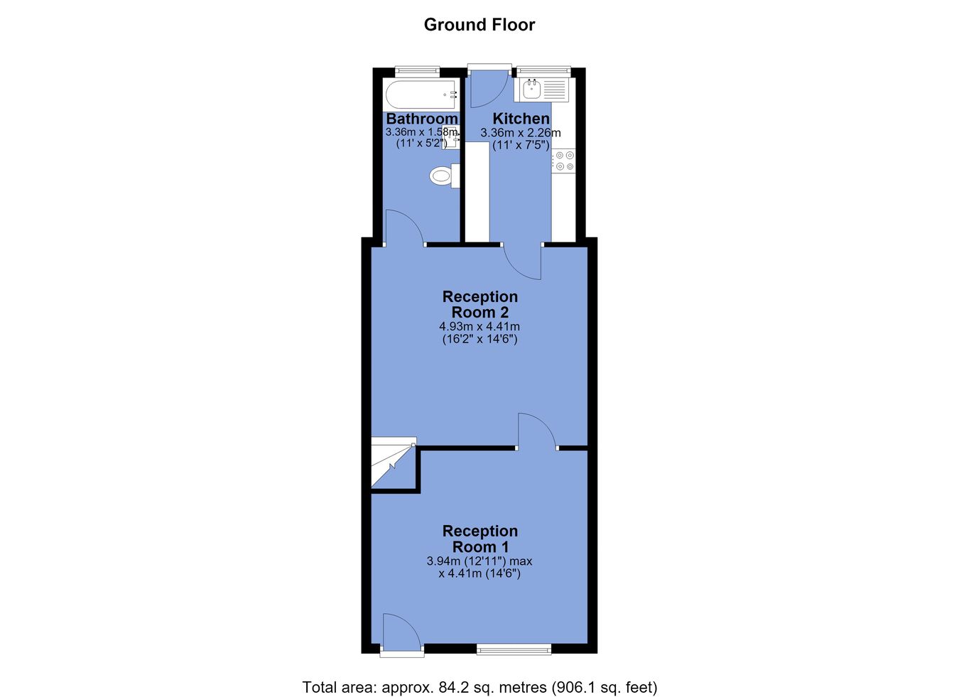 627, Chorley Road, Bolton floorplan