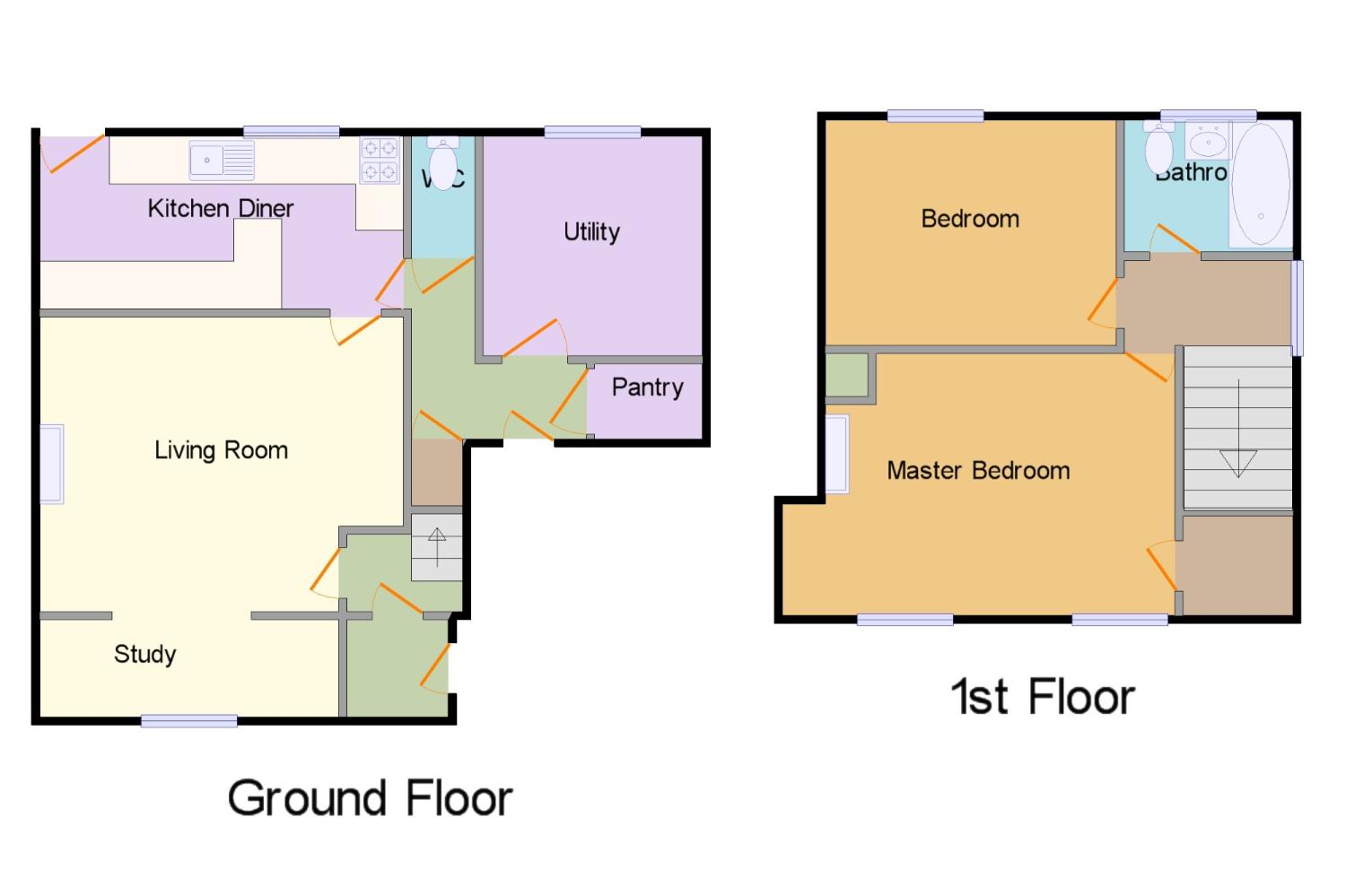 2 Bedrooms Semi-detached house for sale in Kings Road, Broom, Biggleswade, Bedfordshire SG18