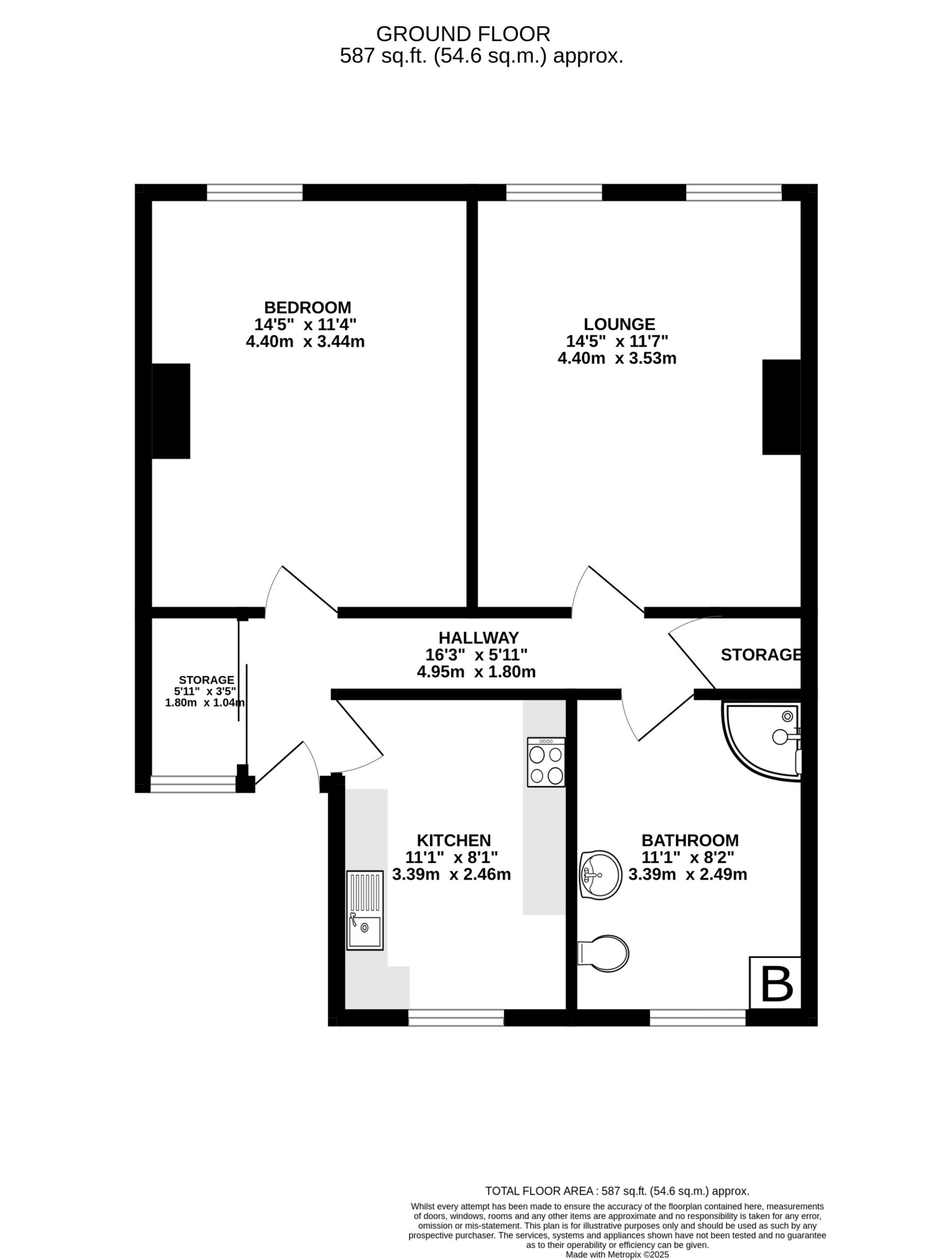 Flat 5,Viking House, Ramsey floorplan