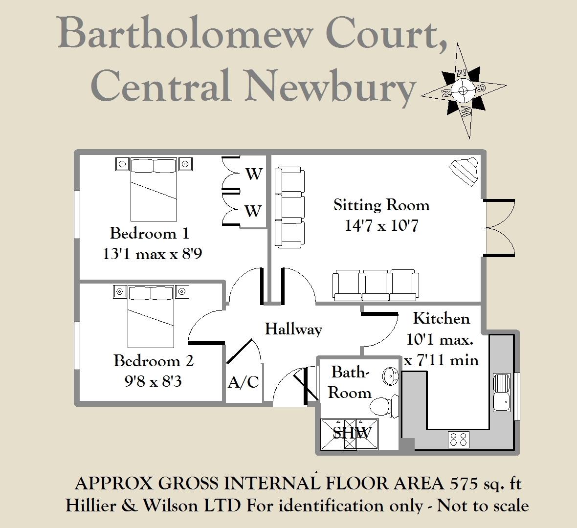 2 Bedrooms Flat for sale in Bartholomew Street, Newbury RG14