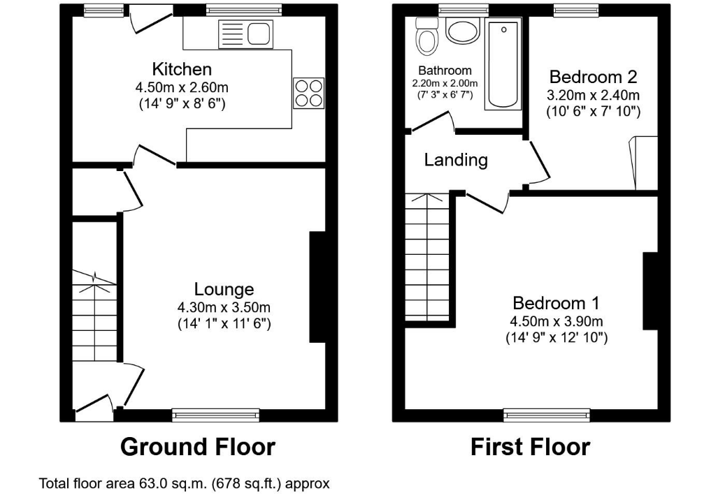 18, John Street, Stanley floorplan