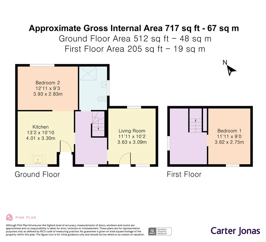 John Hampden Cottage, 73, Mill Lane, Oxford floorplan