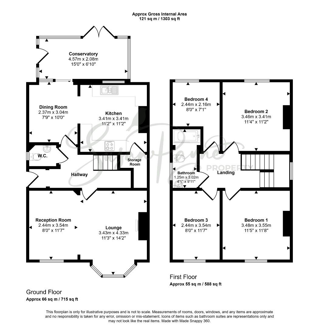 Bembridge View, 26 New Road, Brading floorplan