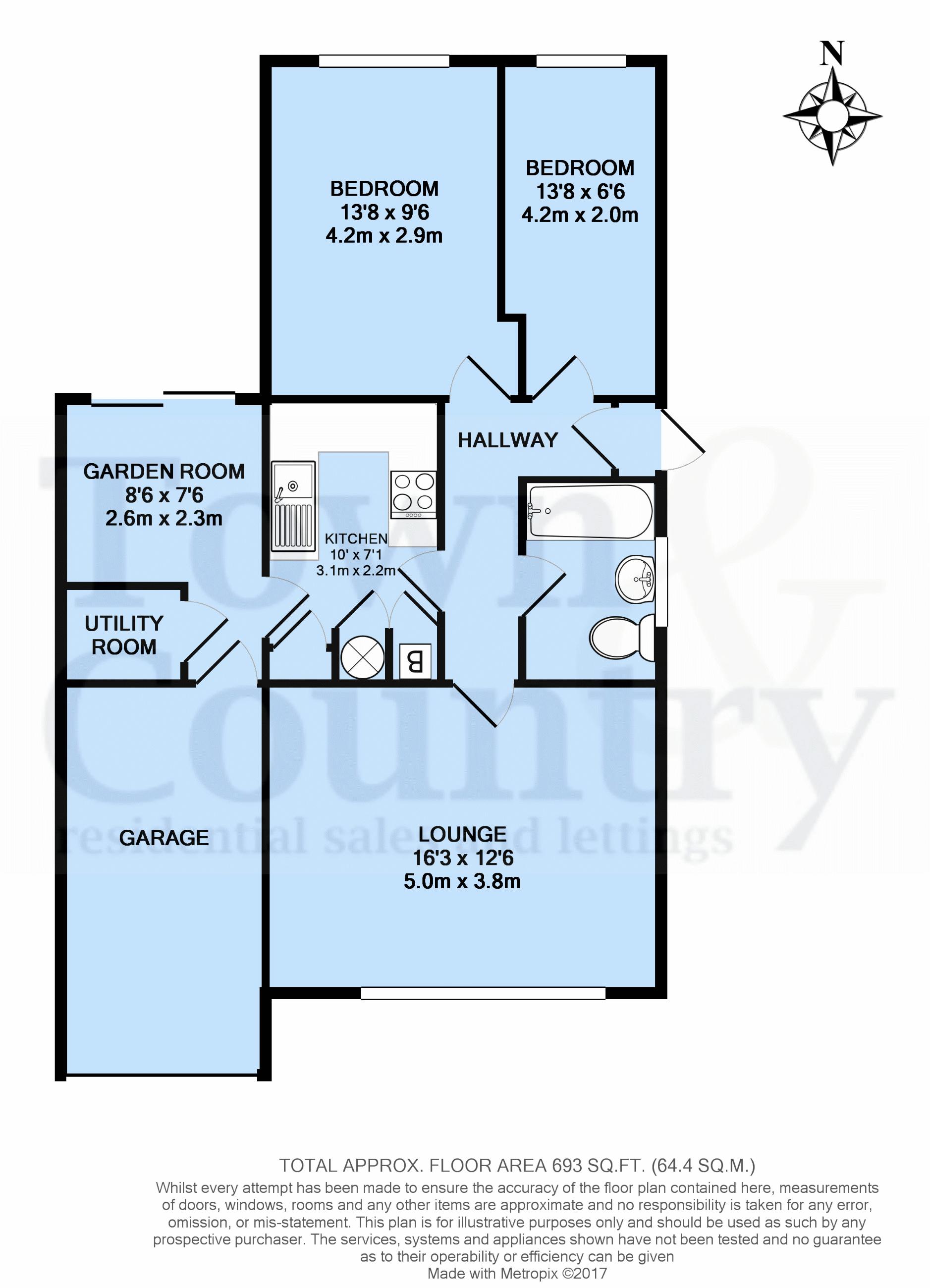 2 Bedrooms Detached bungalow to rent in Planton Way, Brightlingsea, Colchester CO7