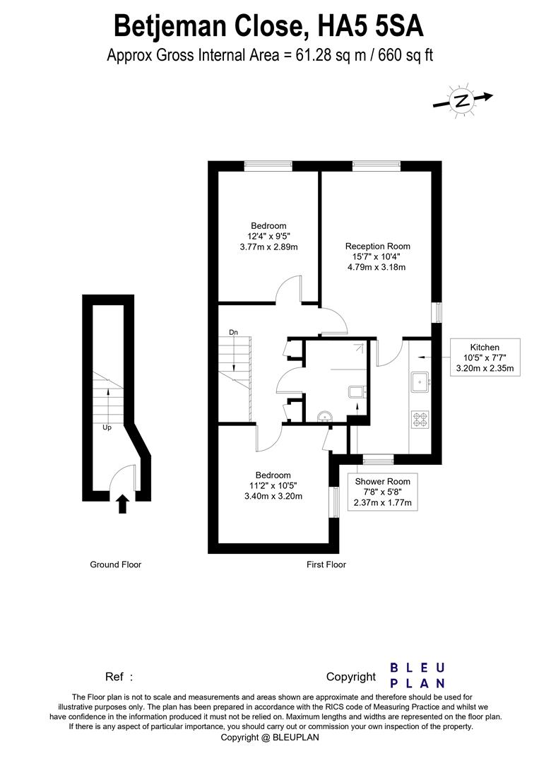 2, Betjeman Close, Pinner floorplan