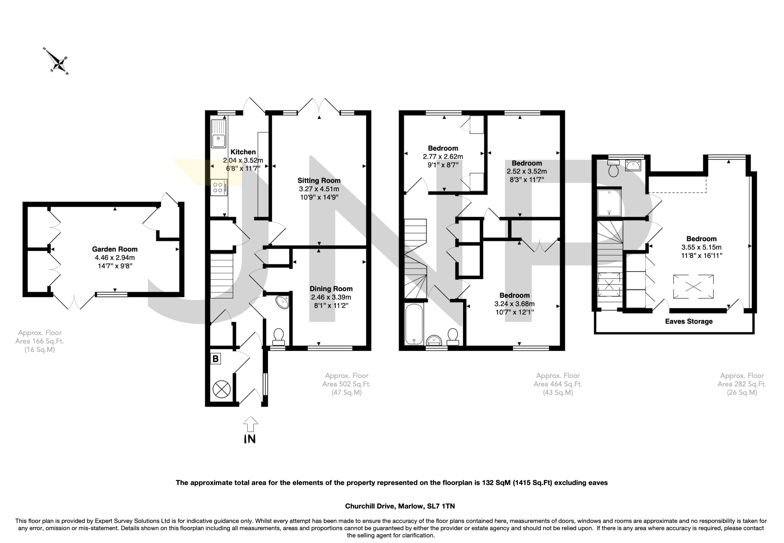 51, Churchill Drive, Buckinghamshire floorplan