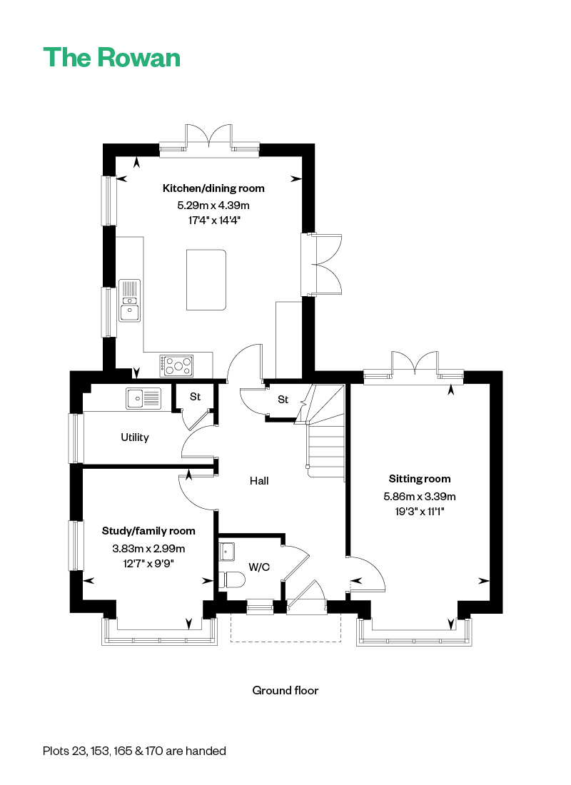 153, Tram Avenue, Deepcut, Gu16 6Ws floorplan