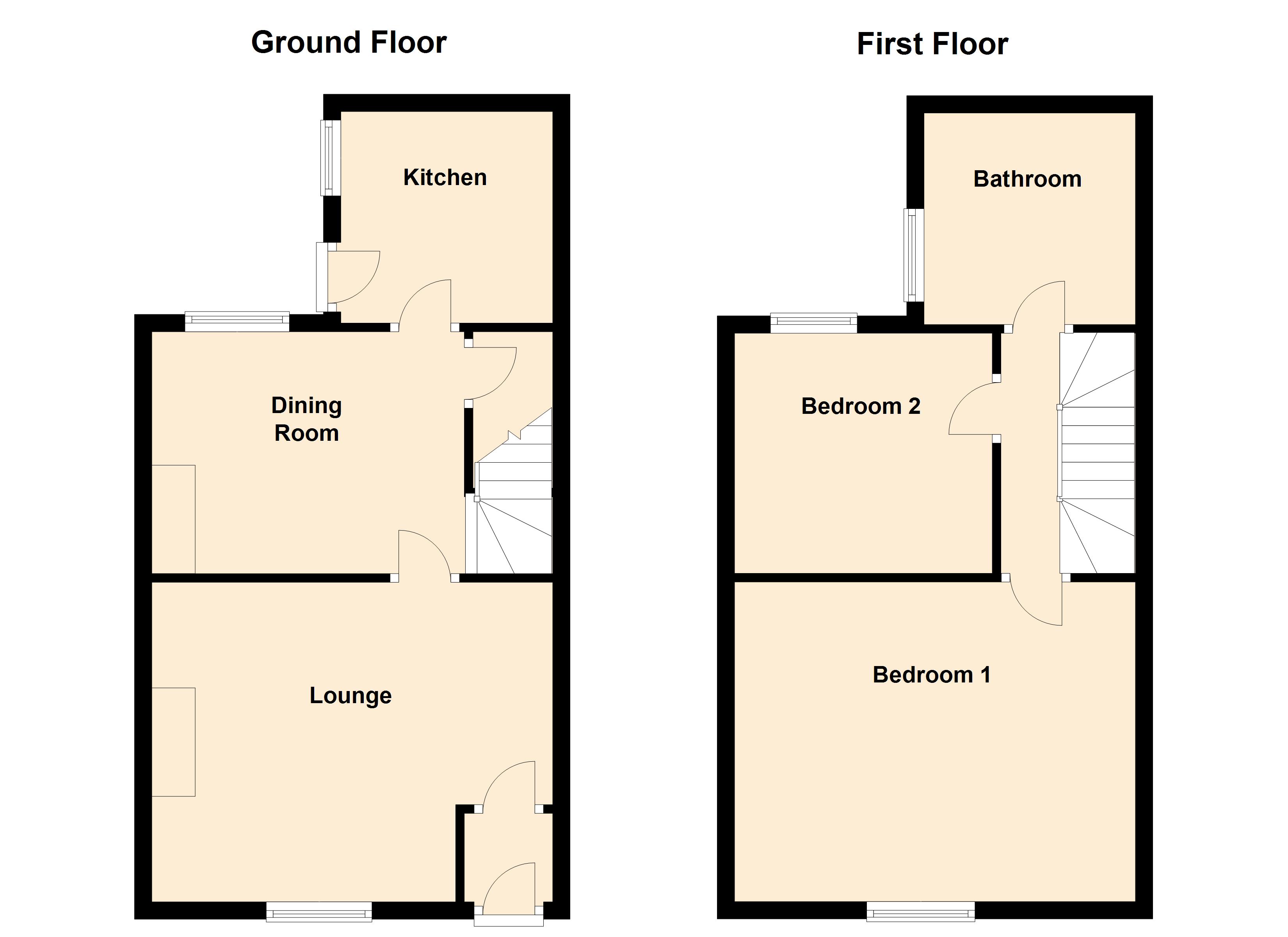 2 Bedrooms Terraced house to rent in Blakiston Street, Fleetwood, Lancashire FY7