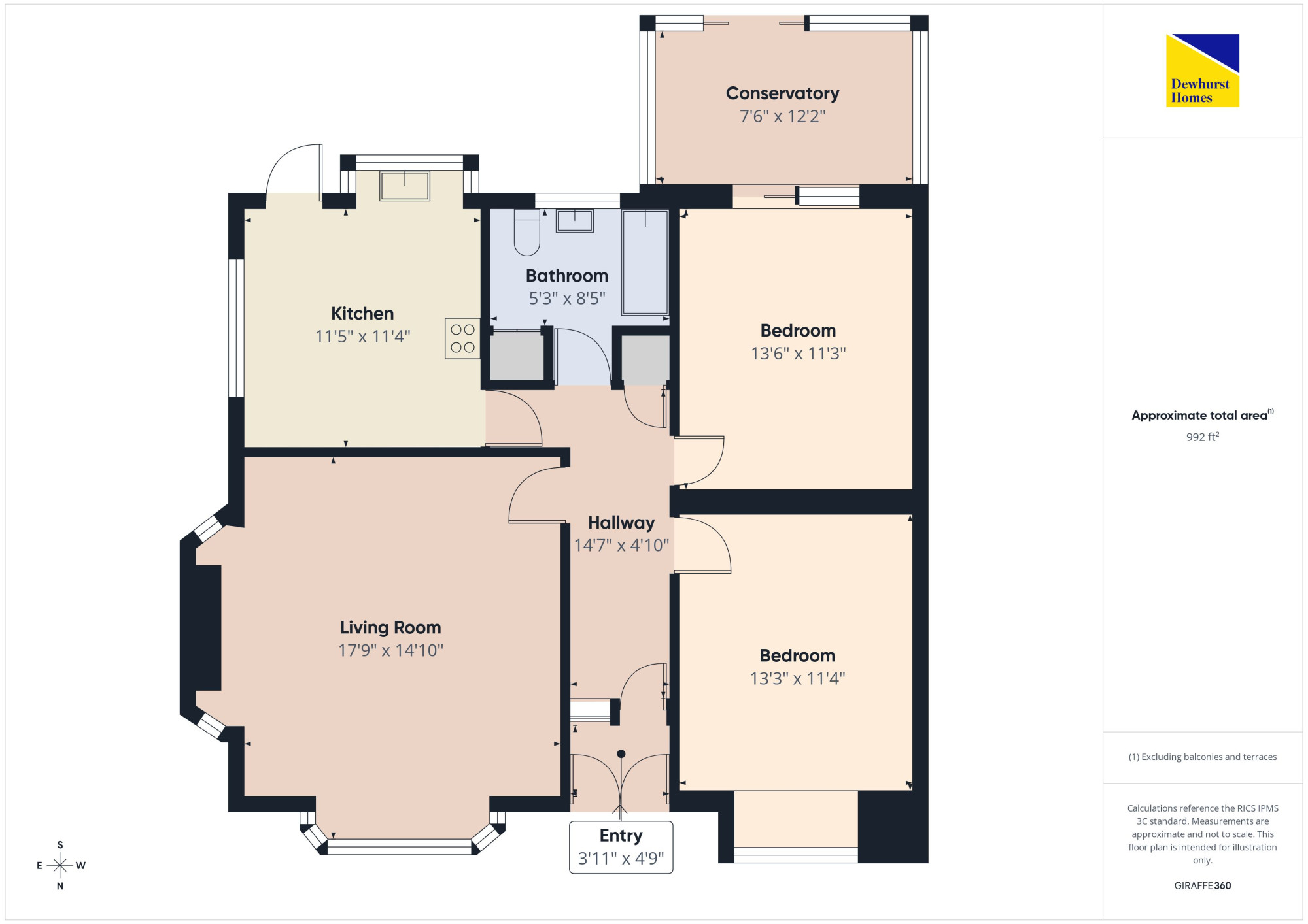 11, Padway, Penwortham floorplan