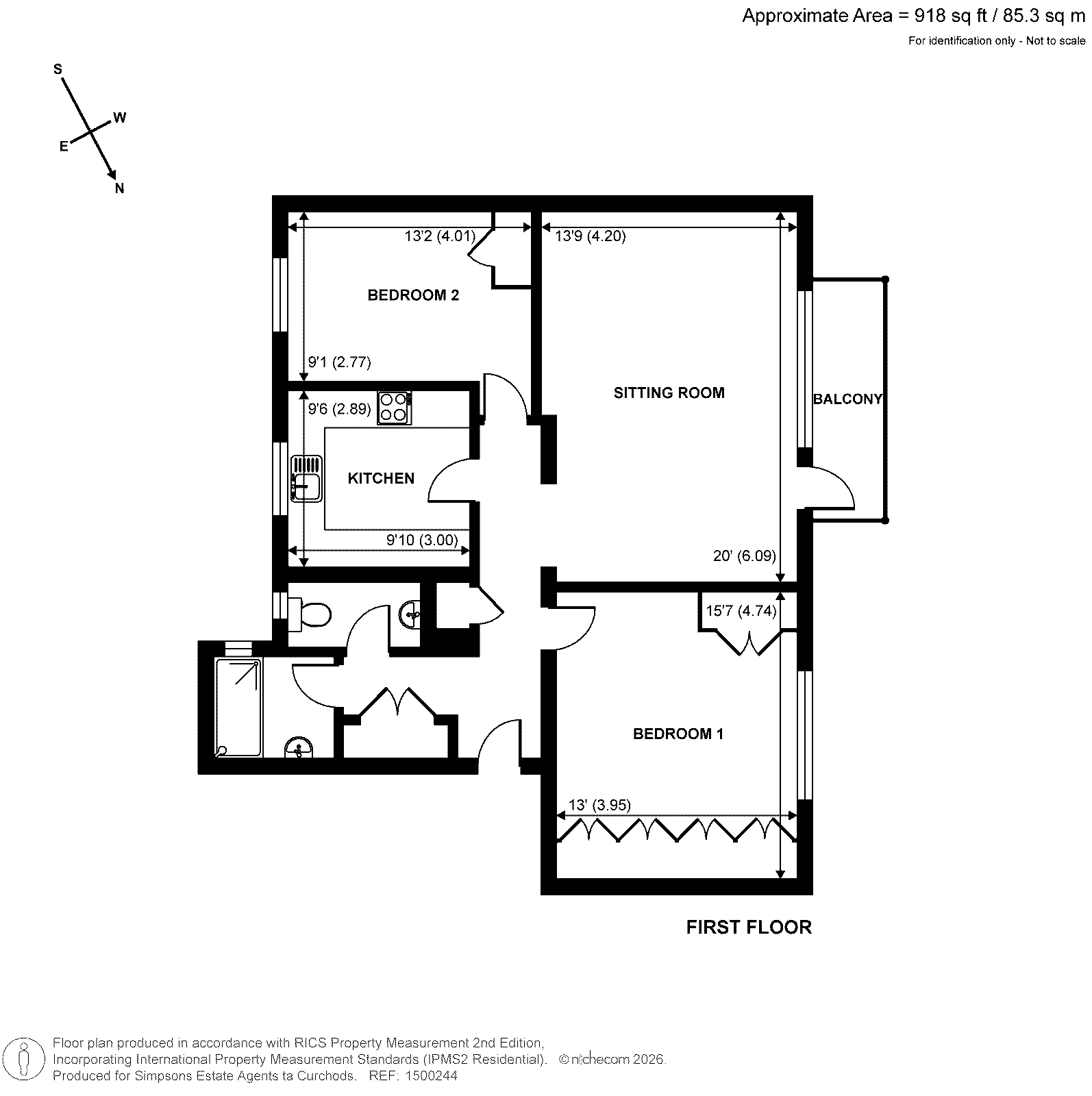 8, Conifers, Weybridge floorplan
