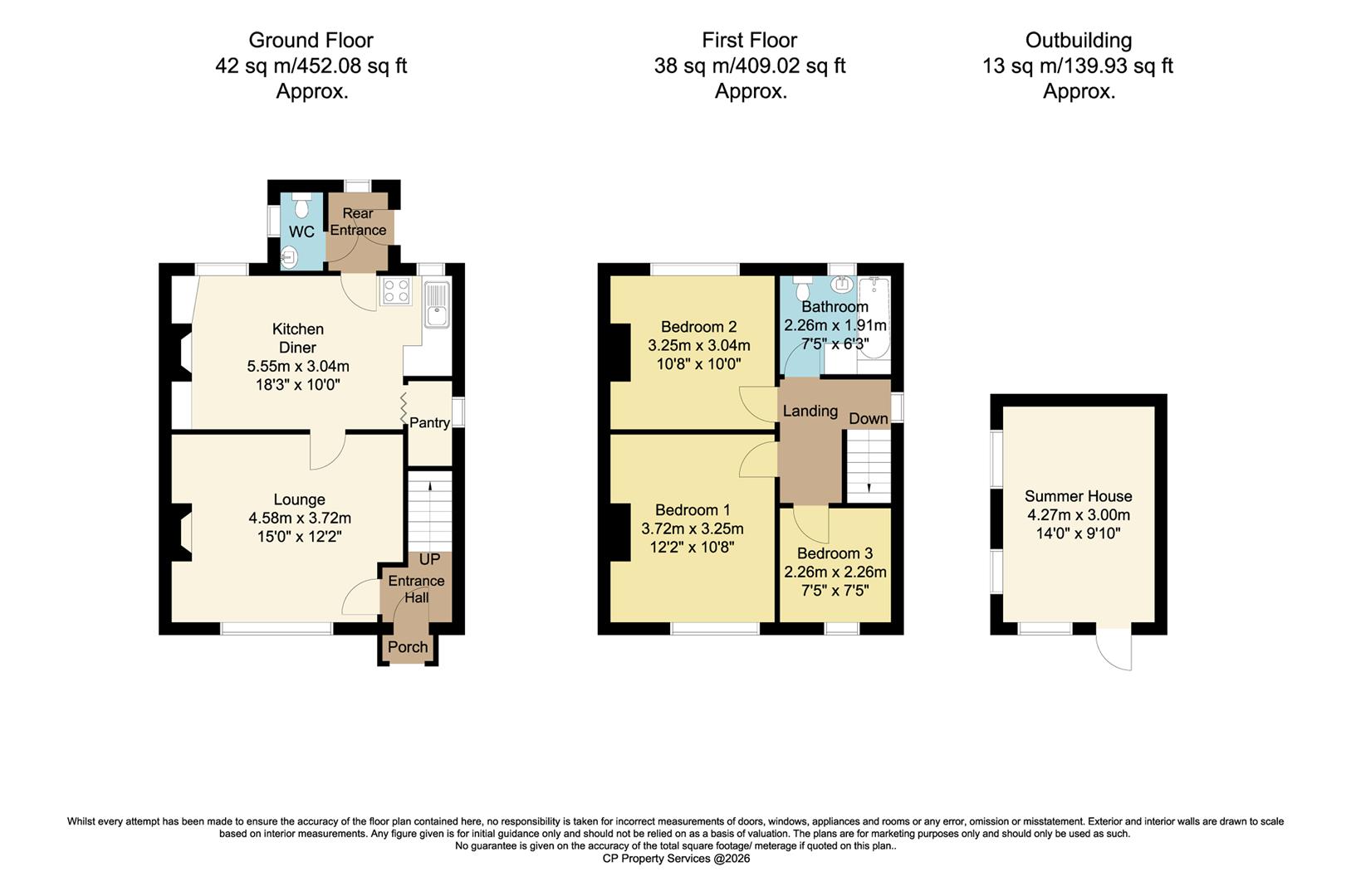 91, Worksop Road, Sheffield floorplan