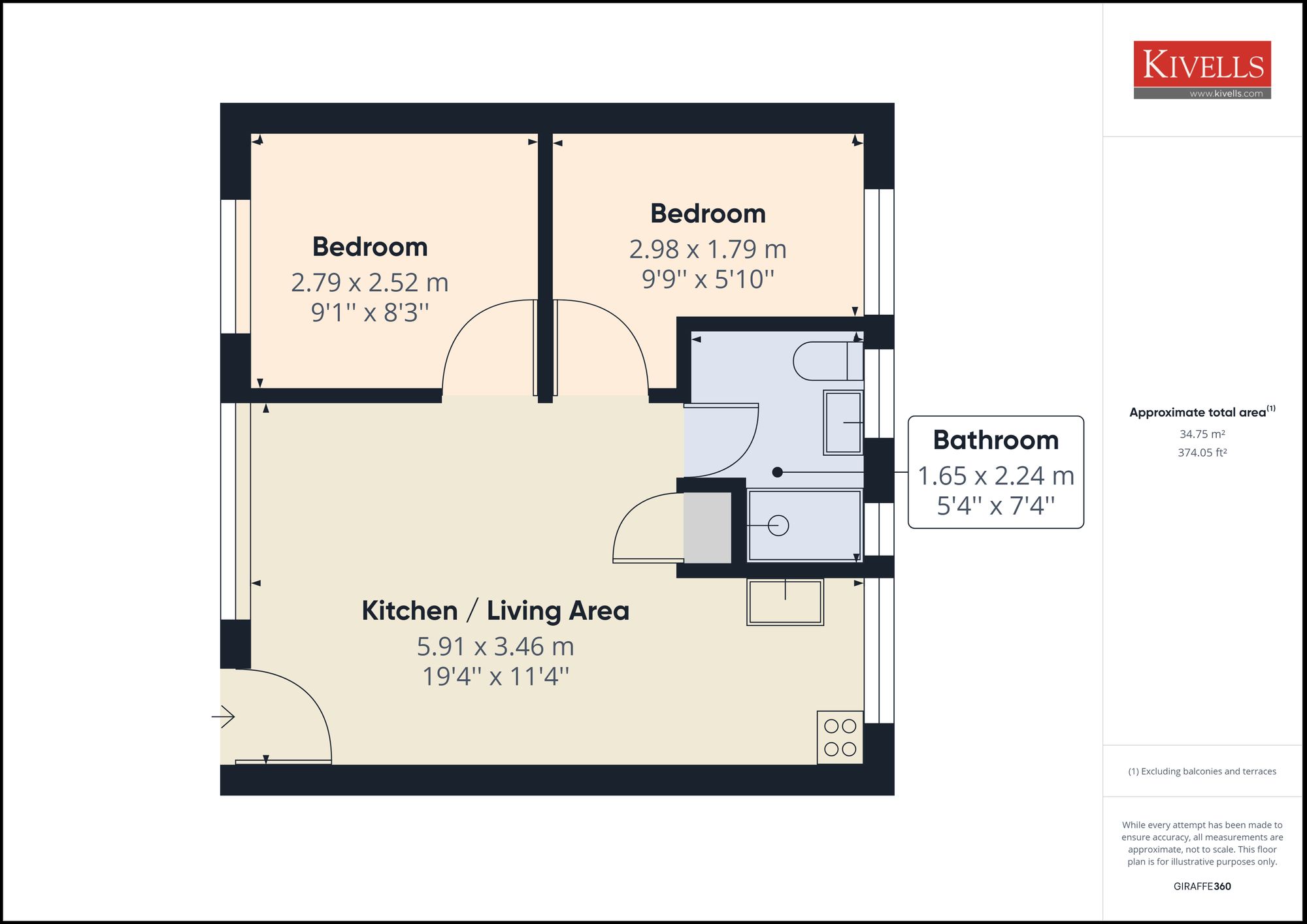 8, The Glade, Bude, EX23 floorplan