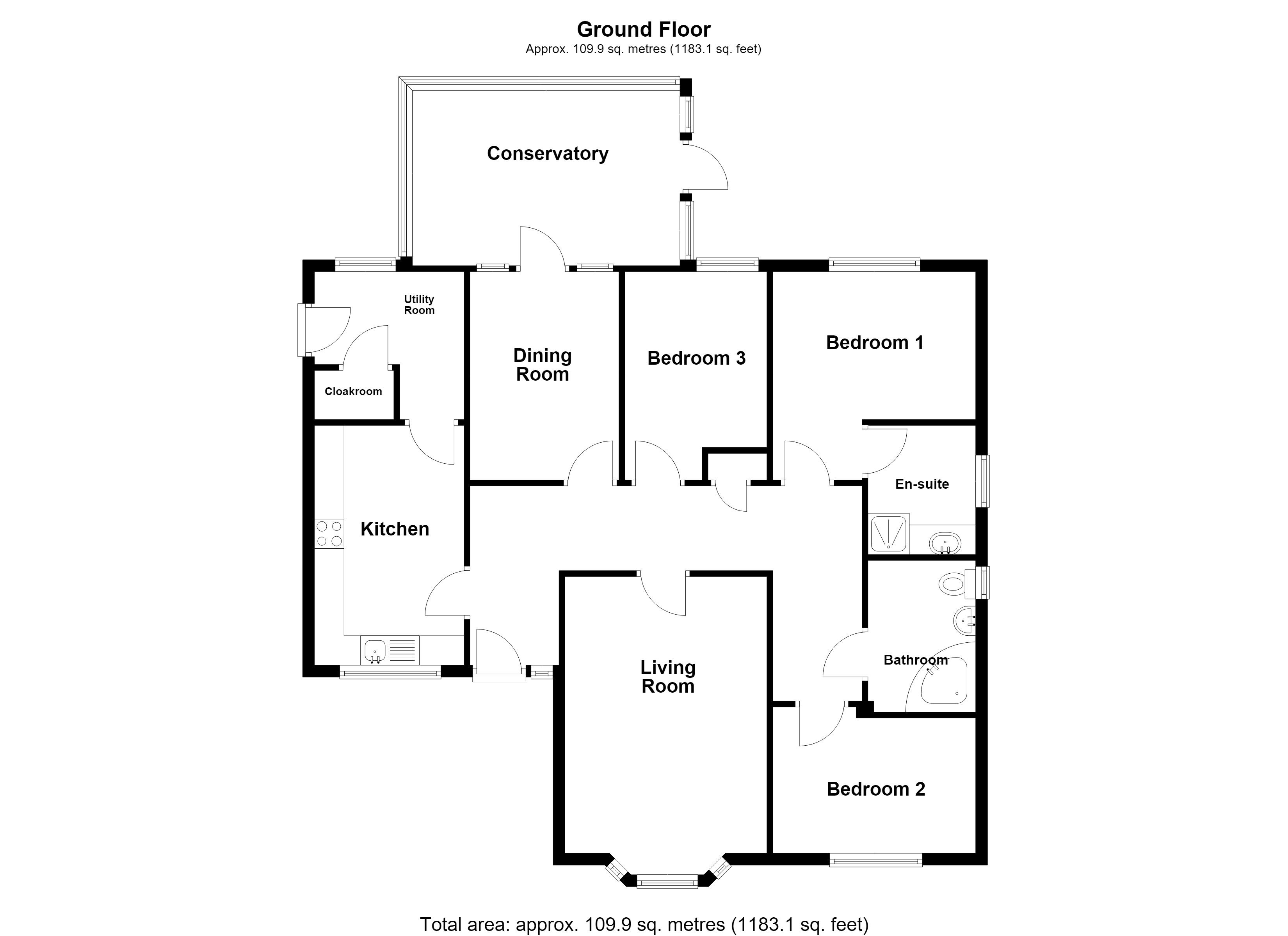 16, Priory Way, Lincolnshire floorplan
